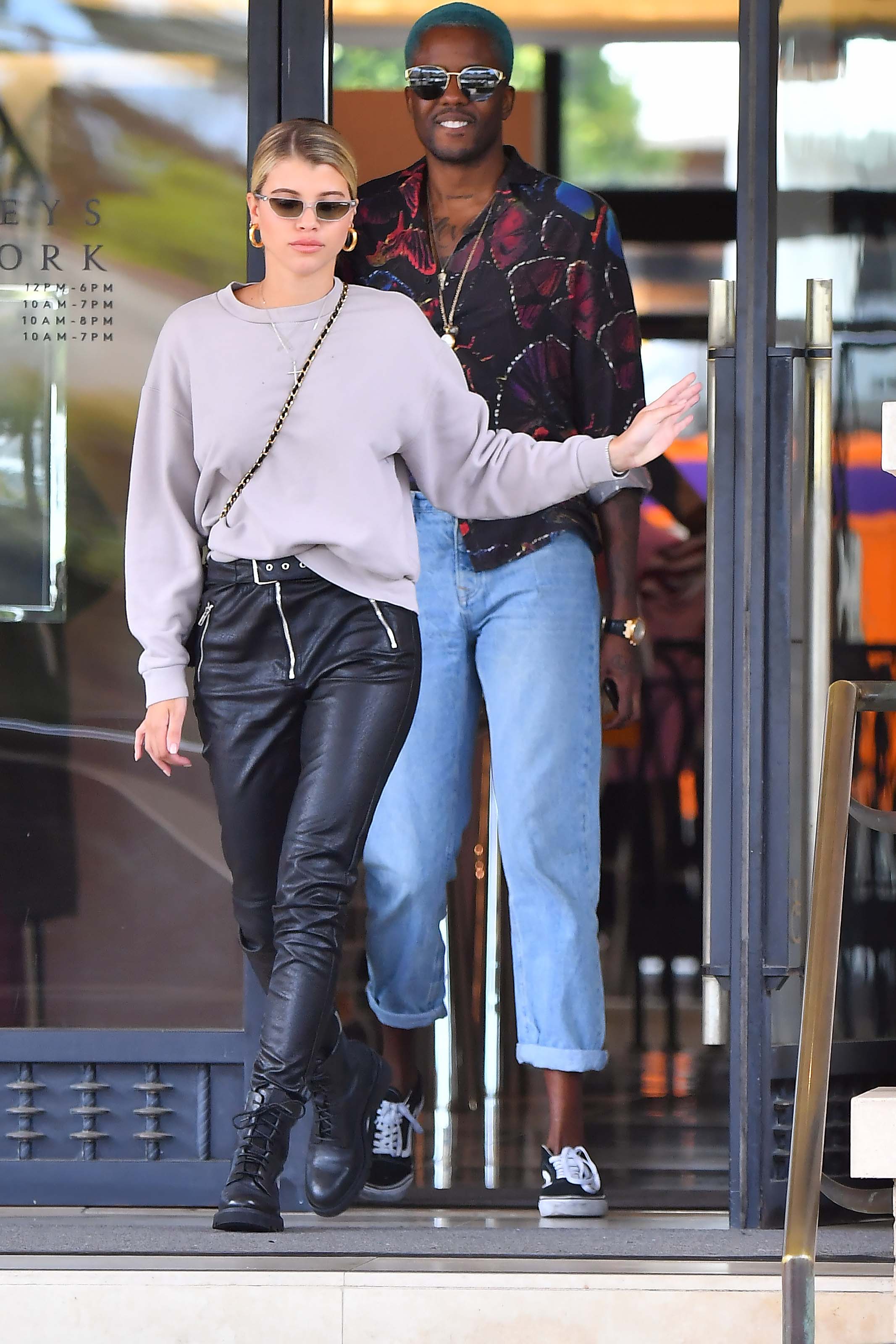 Sofia Richie leaves Barneys New York