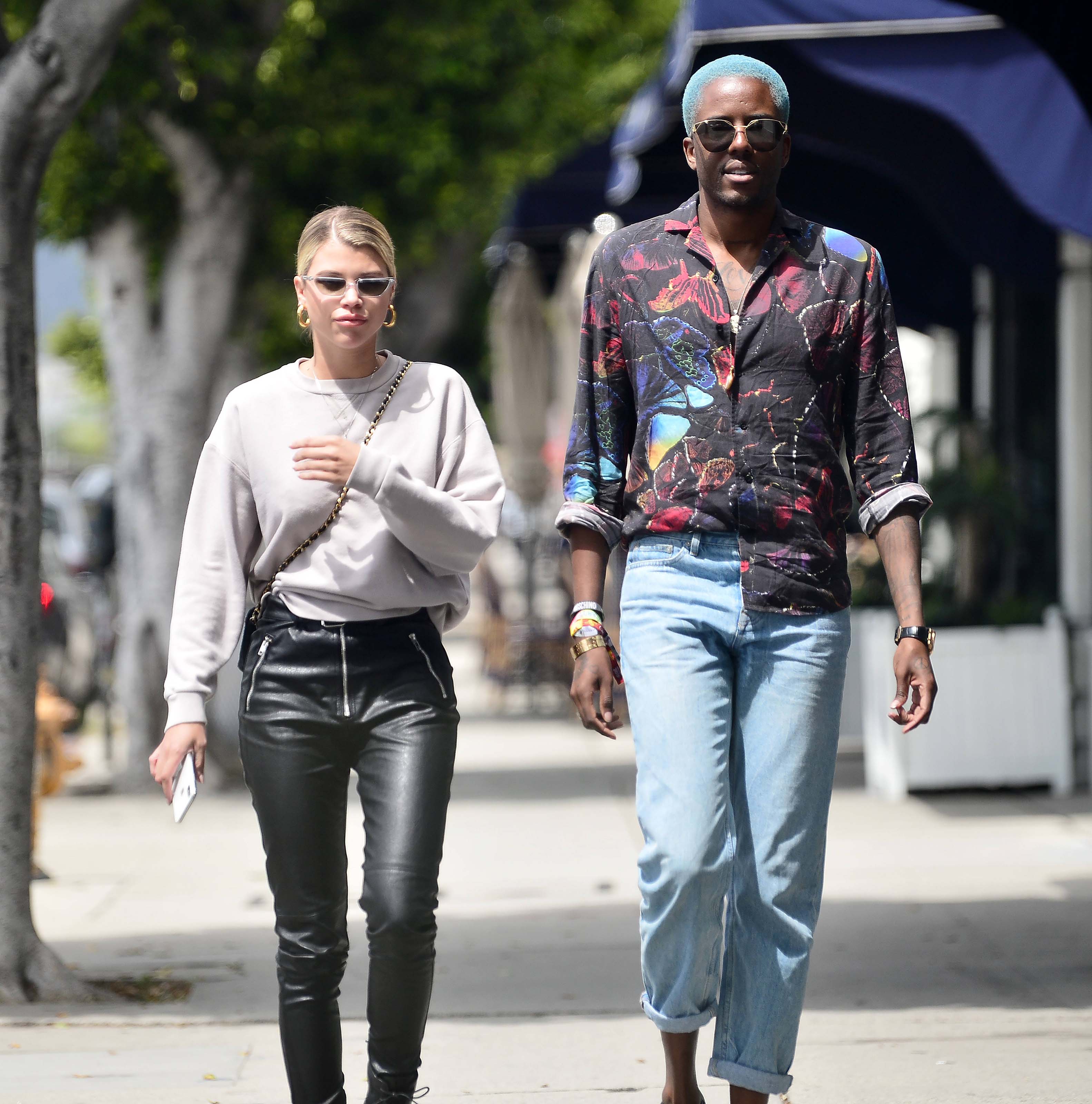 Sofia Richie leaves Barneys New York