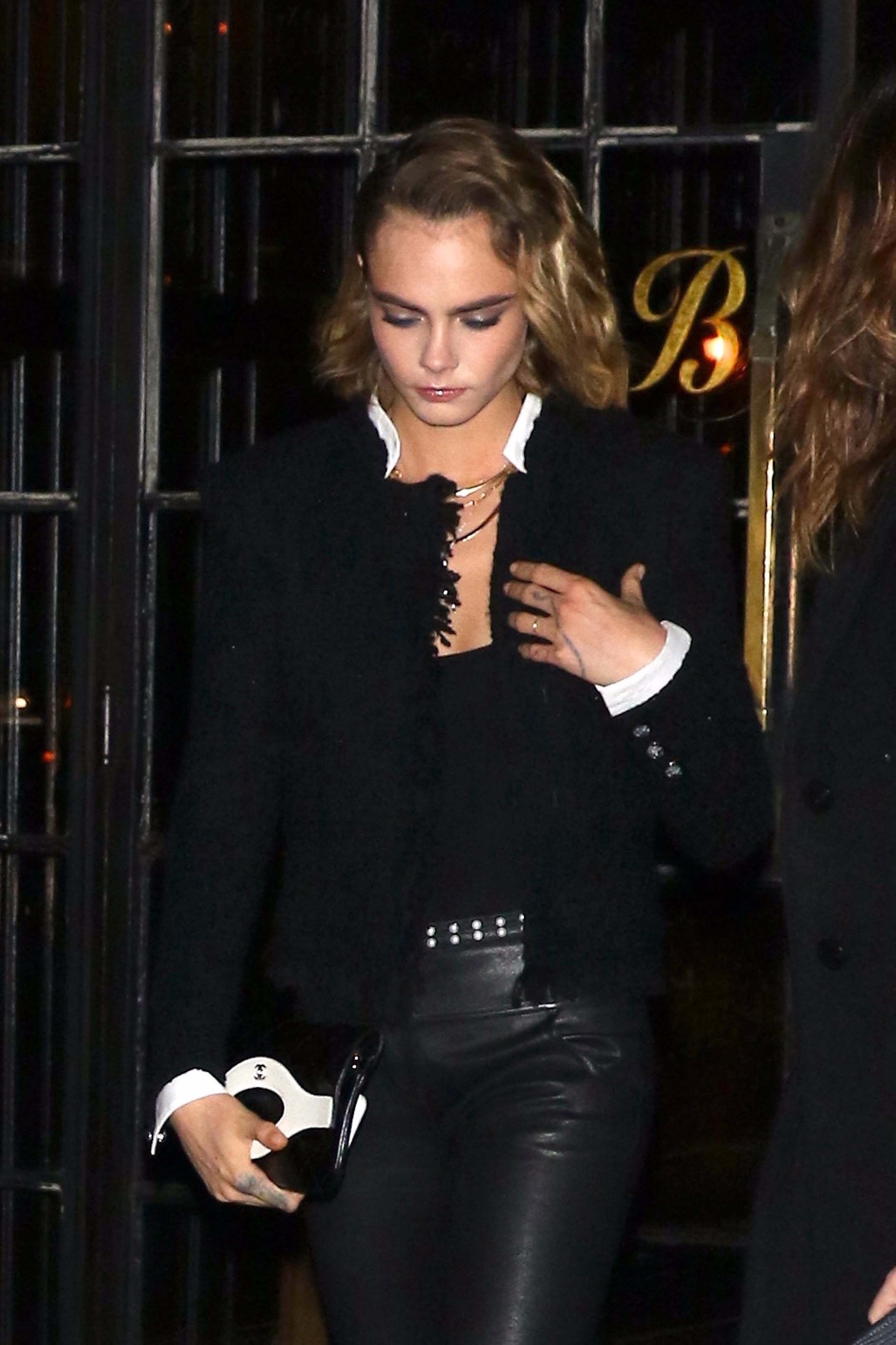 Cara Delevingne attends 14th Annual Tribeca Film Festival Artists Dinner hosted by Chanel in New Yor