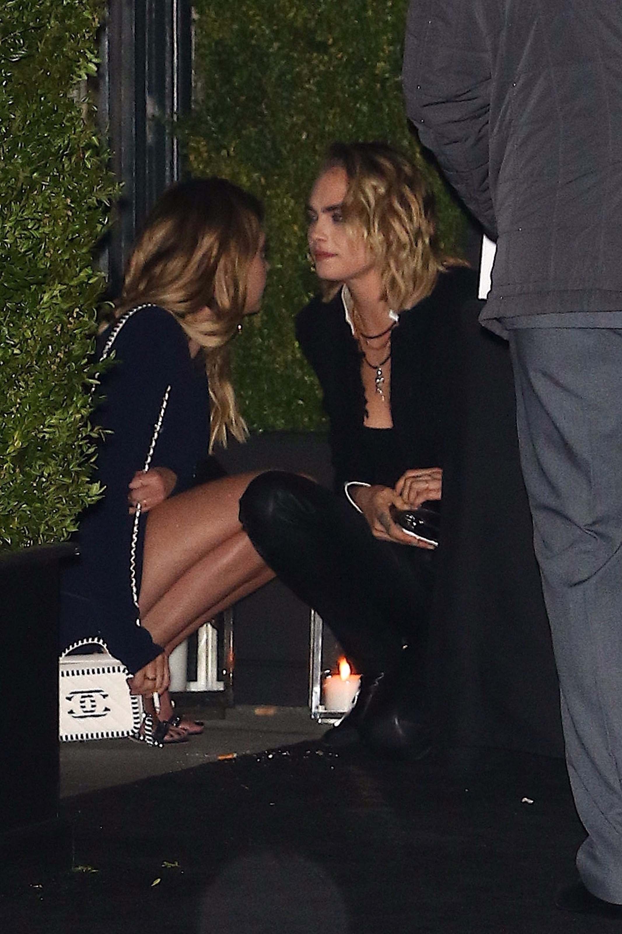 Cara Delevingne attends 14th Annual Tribeca Film Festival Artists Dinner hosted by Chanel in New Yor
