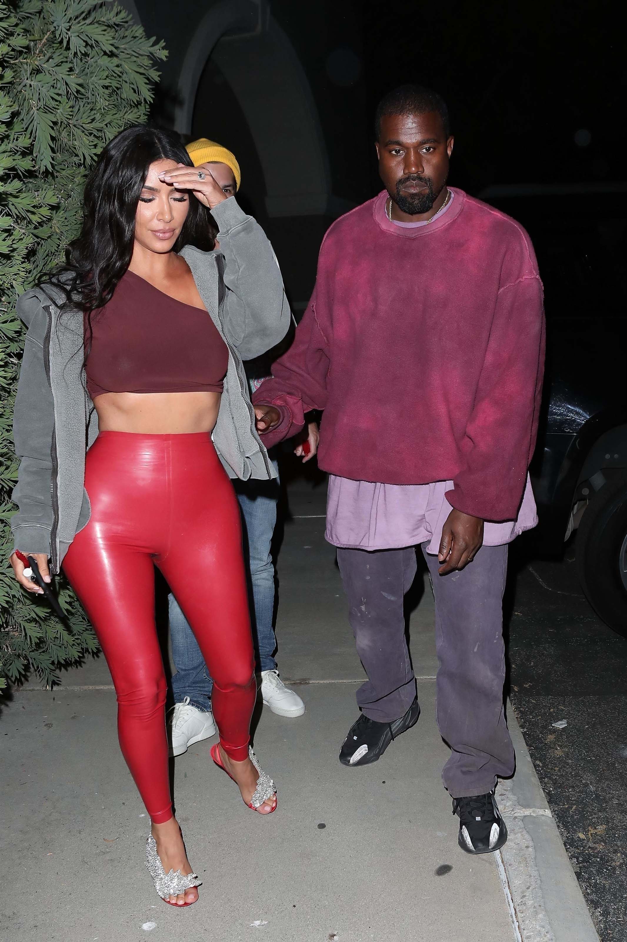 Kim Kardashian leaves Travis Scott’s birthday party at Cinepolis Luxury Cinemas in Thousand Oaks 25.