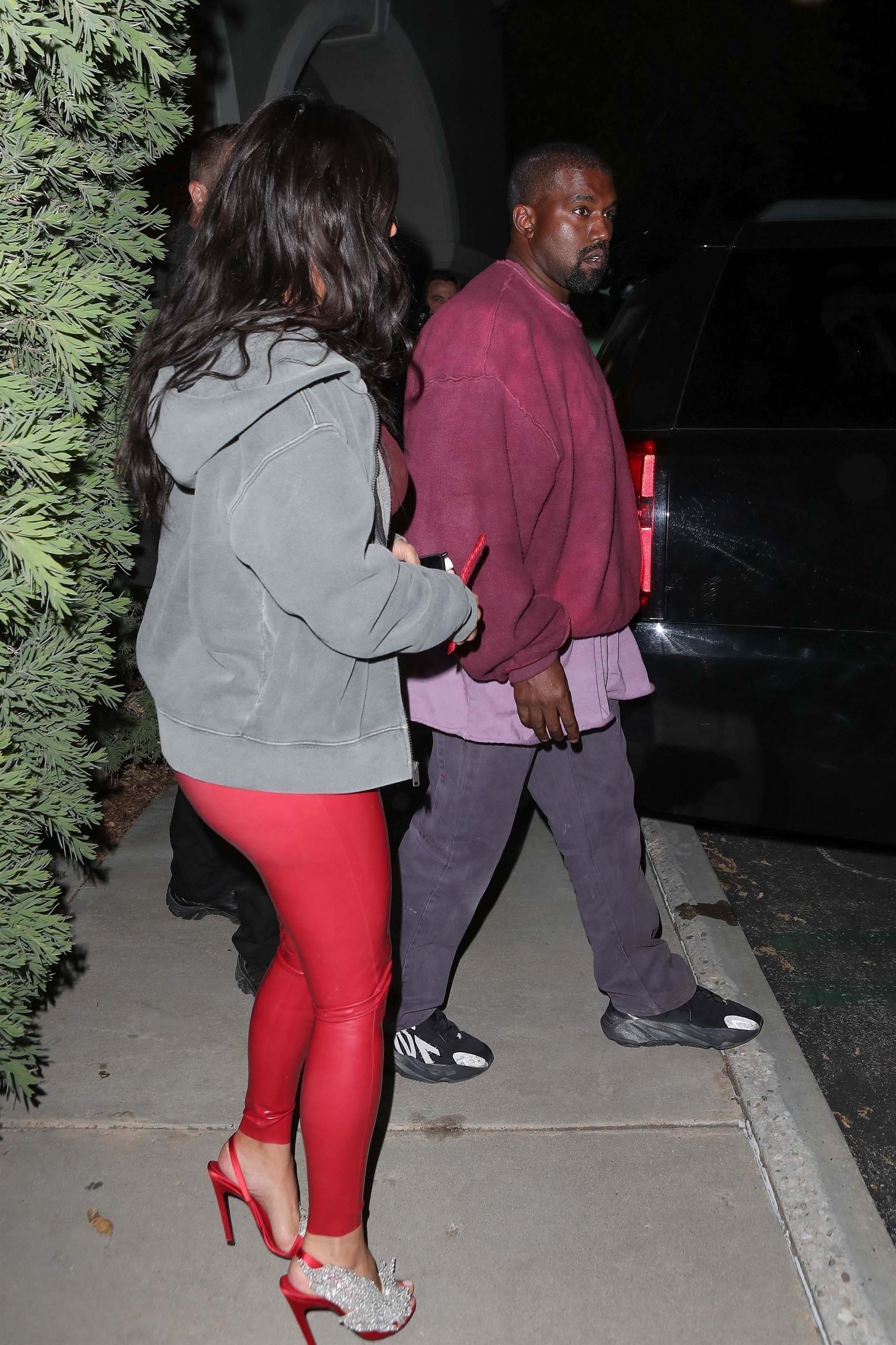 Kim Kardashian leaves Travis Scott’s birthday party at Cinepolis Luxury Cinemas in Thousand Oaks 25.