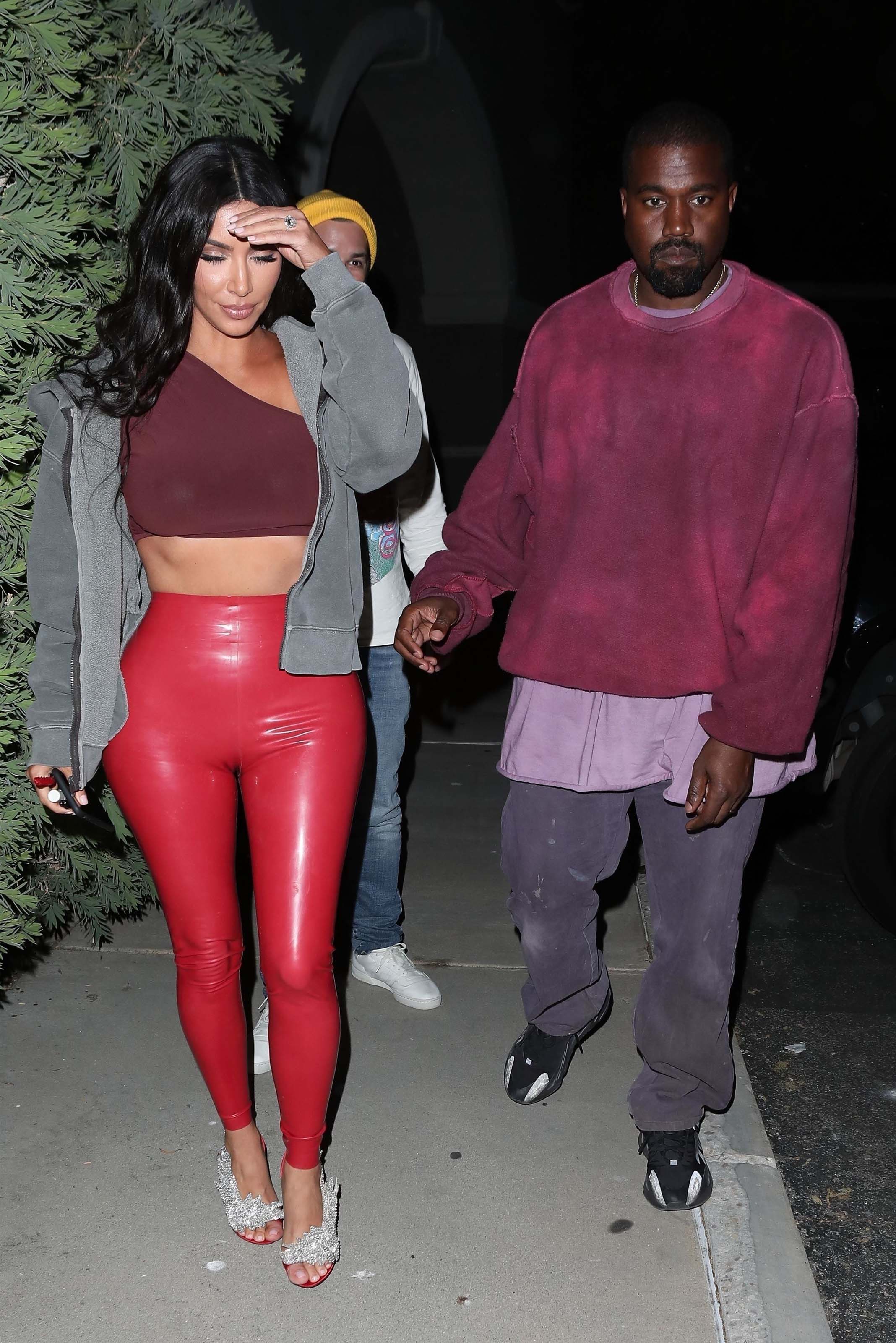 Kim Kardashian leaves Travis Scott’s birthday party at Cinepolis Luxury Cinemas in Thousand Oaks 25.