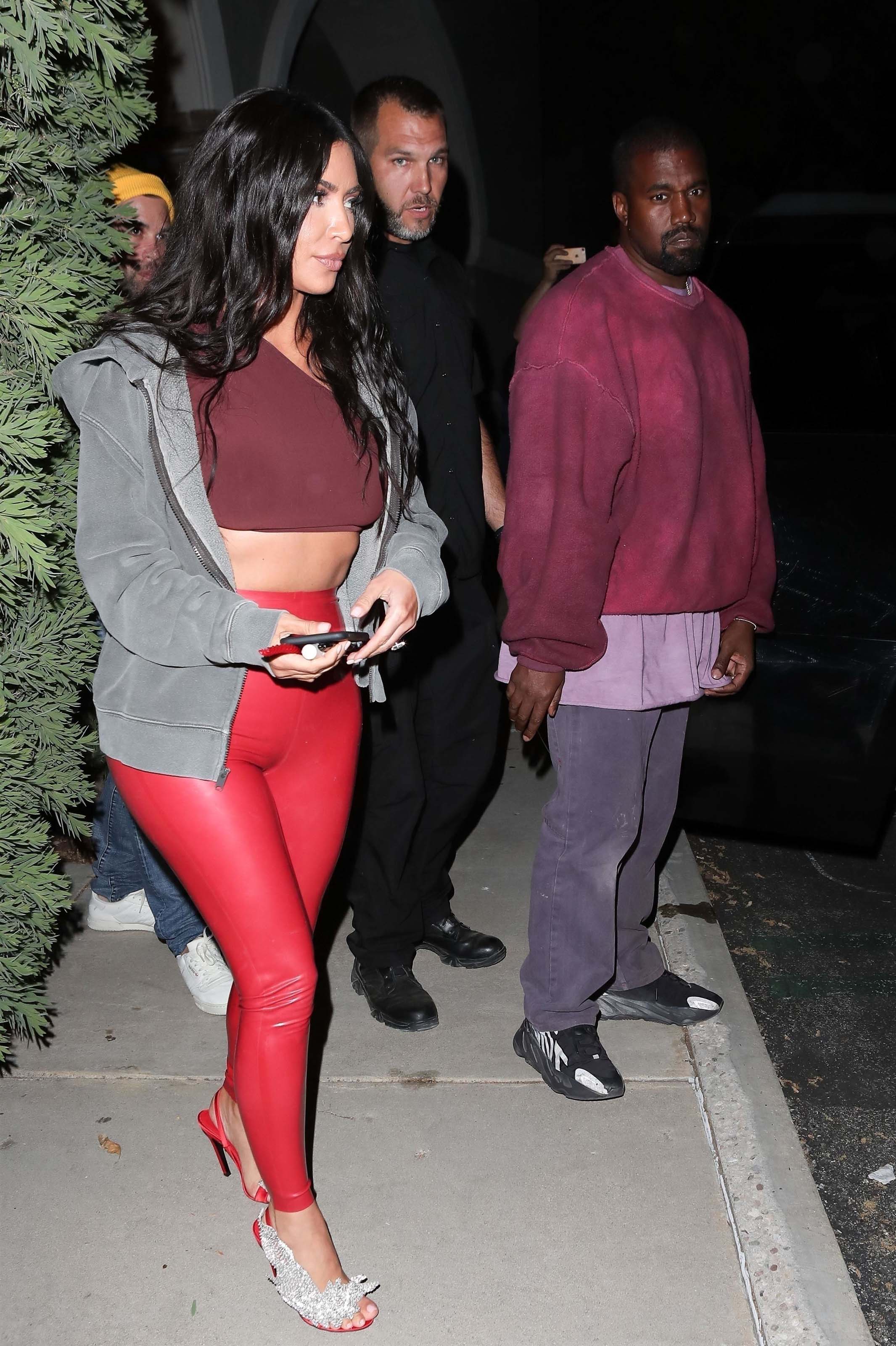 Kim Kardashian leaves Travis Scott’s birthday party at Cinepolis Luxury Cinemas in Thousand Oaks 25.