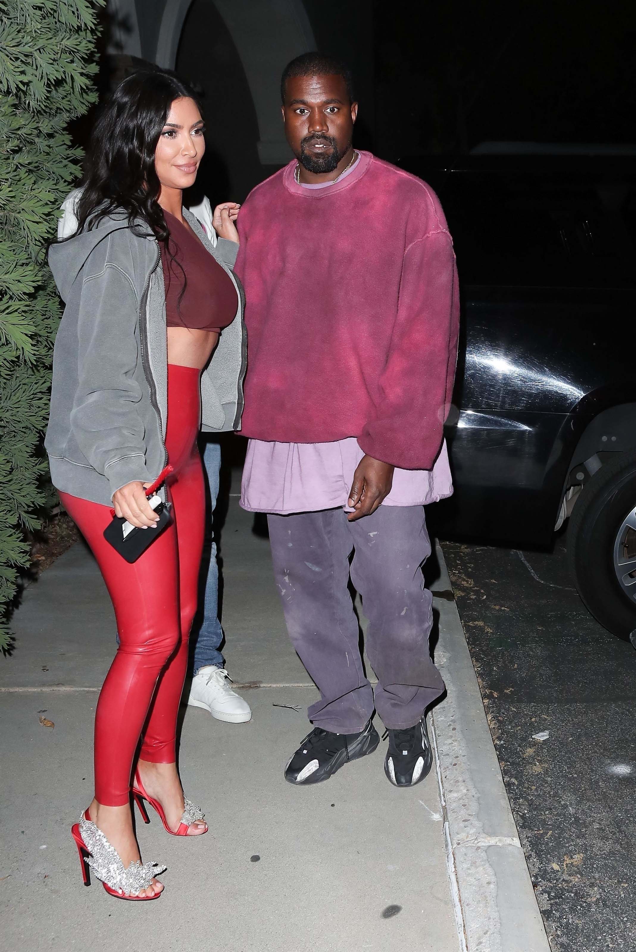 Kim Kardashian leaves Travis Scott’s birthday party at Cinepolis Luxury Cinemas in Thousand Oaks 25.