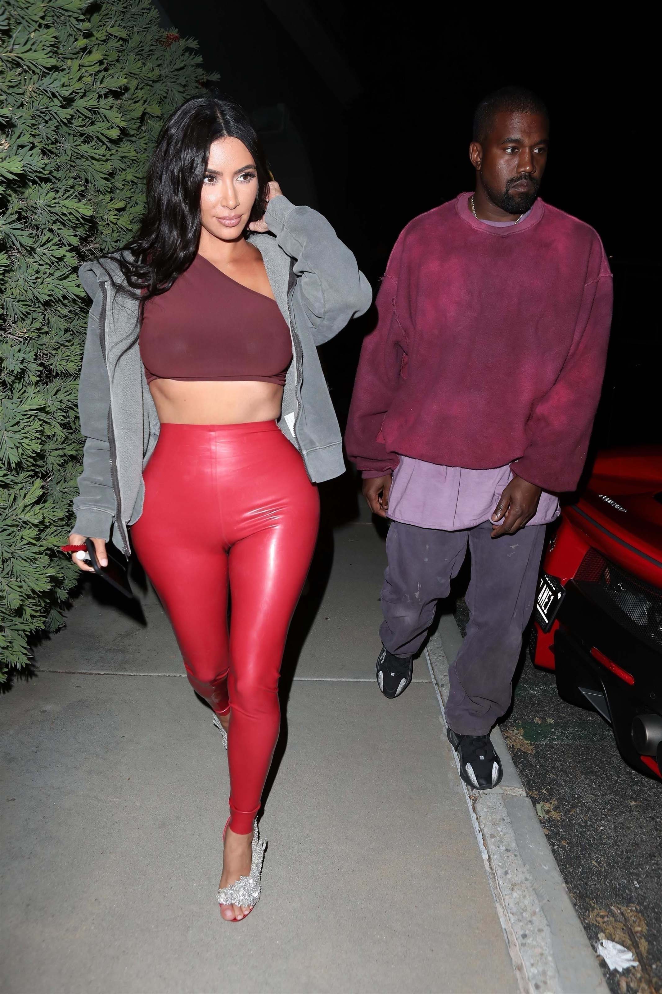 Kim Kardashian leaves Travis Scott’s birthday party at Cinepolis Luxury Cinemas in Thousand Oaks 25.