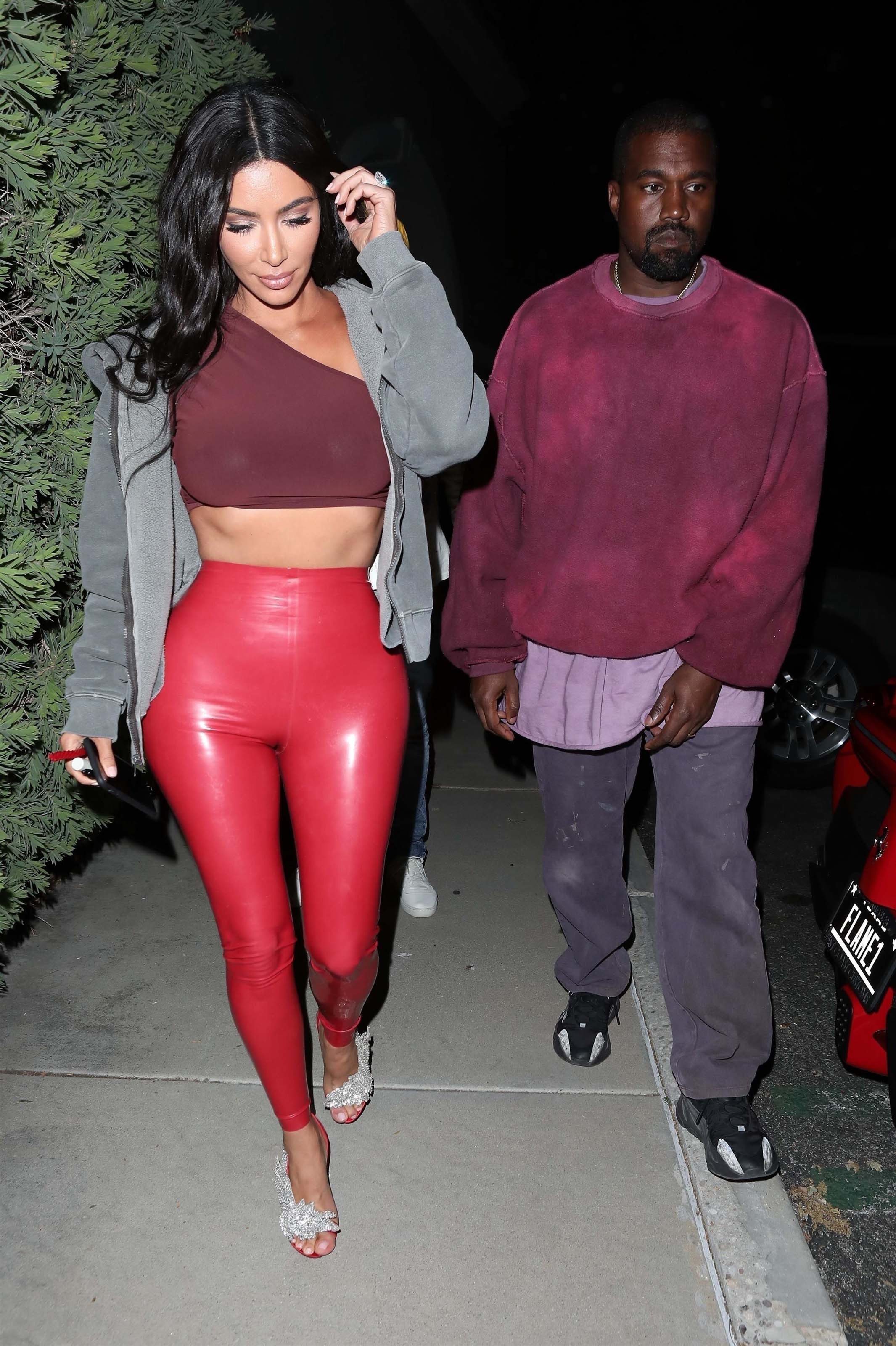 Kim Kardashian leaves Travis Scott’s birthday party at Cinepolis Luxury Cinemas in Thousand Oaks 25.