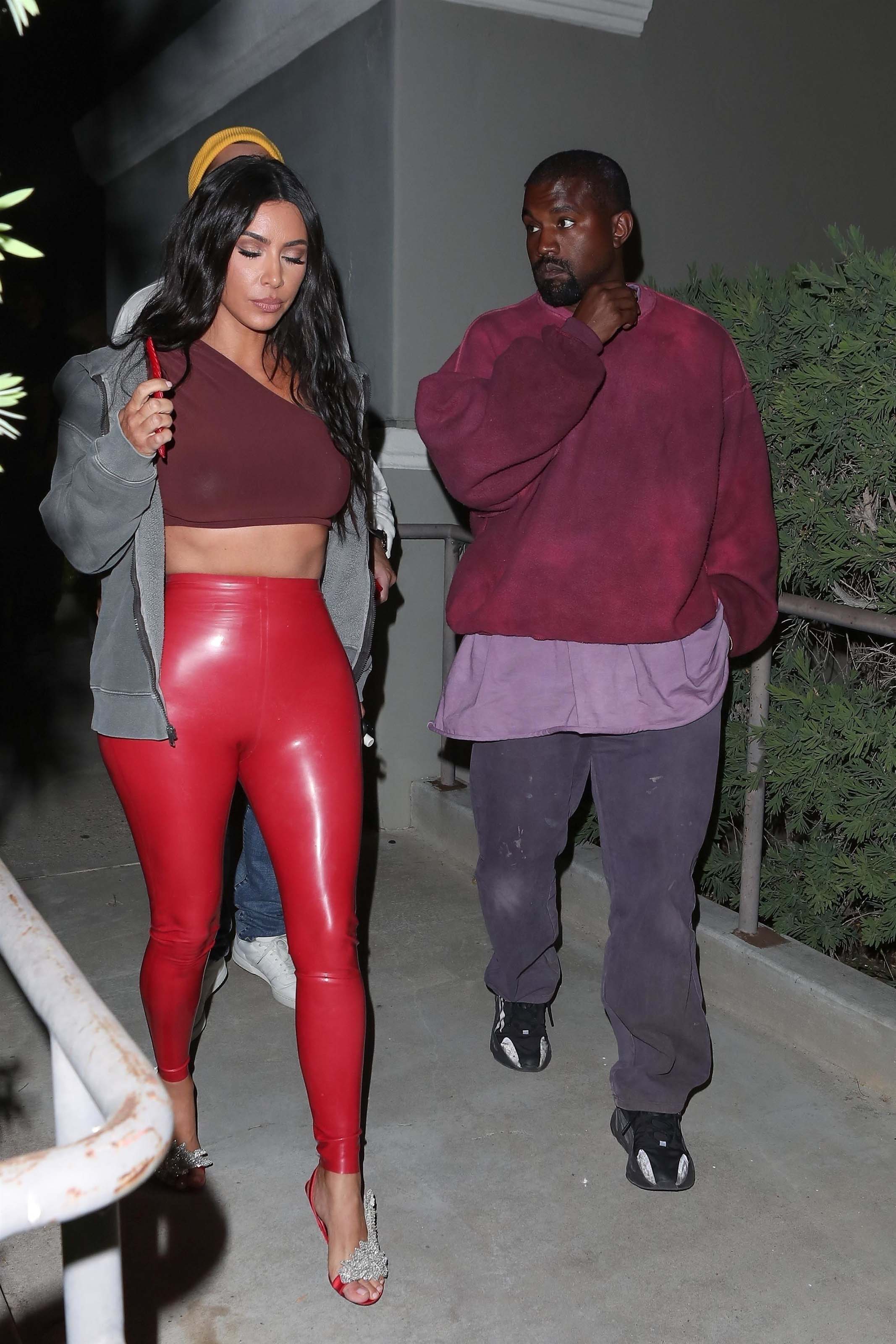 Kim Kardashian leaves Travis Scott’s birthday party at Cinepolis Luxury Cinemas in Thousand Oaks 25.