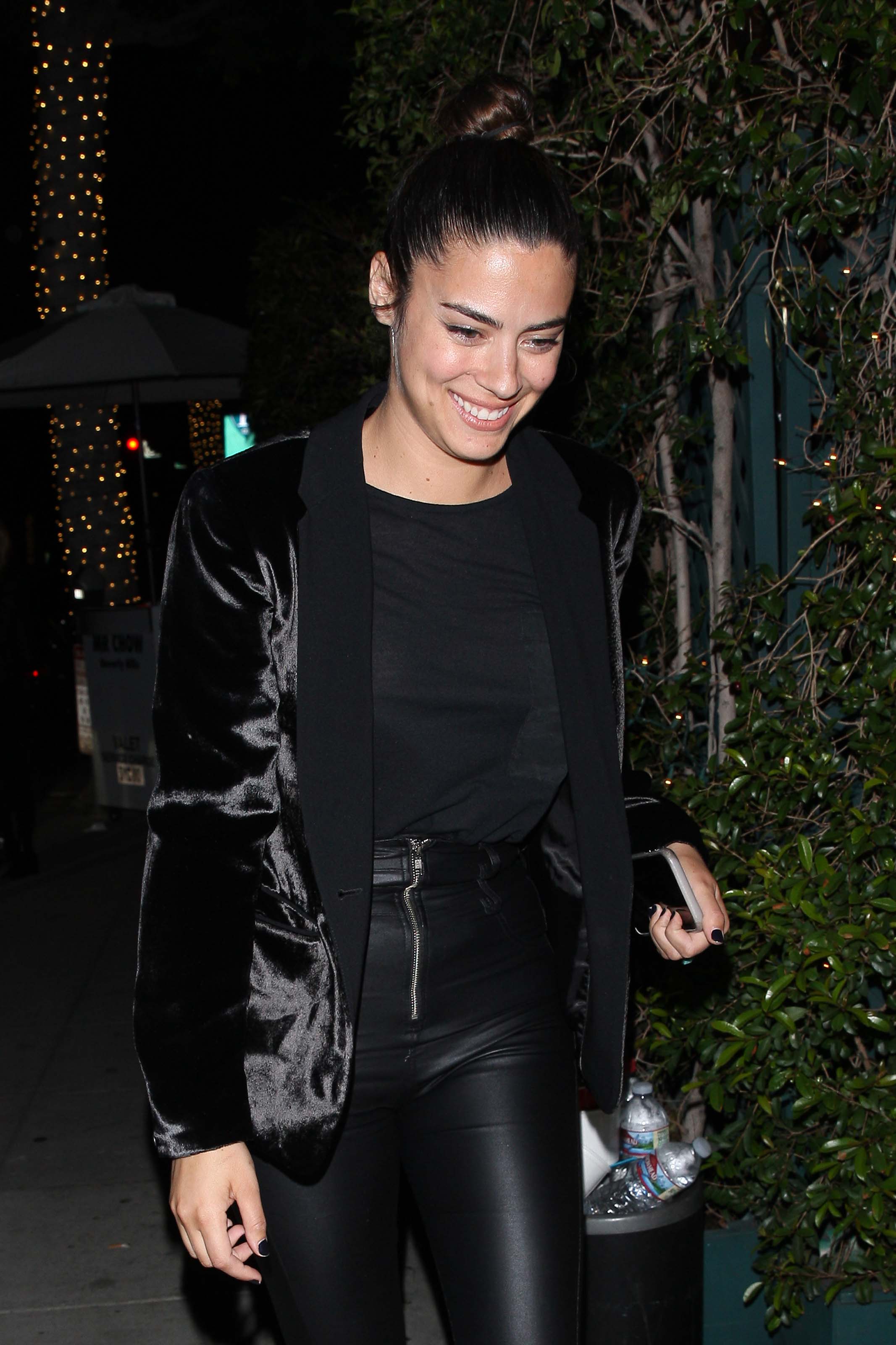 Lorenza Izzo grab dinner at Mr Chow in Beverly Hills 18.04.2019