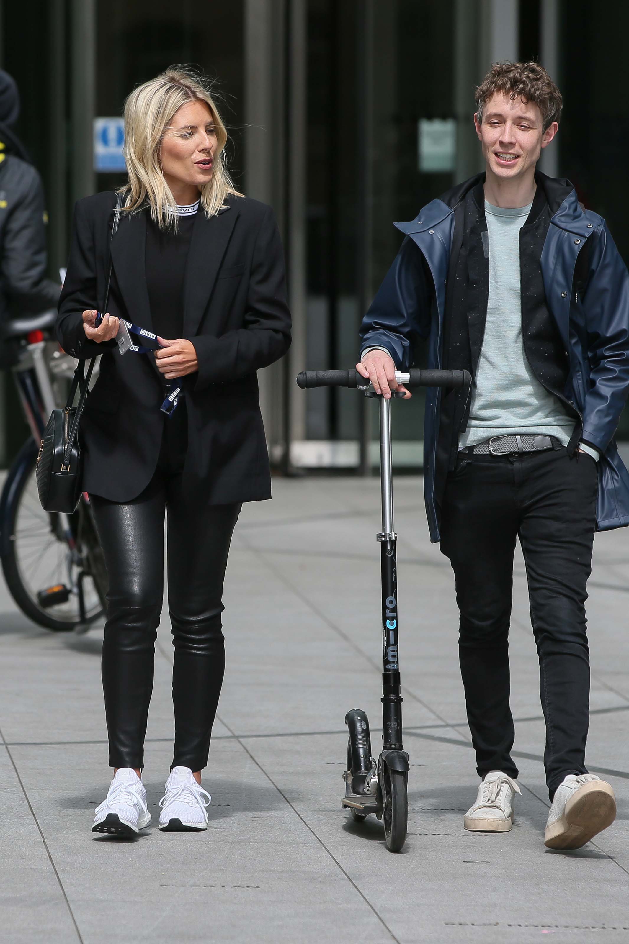 Mollie King leaving BBC Radio One studios - London 25.04.2019