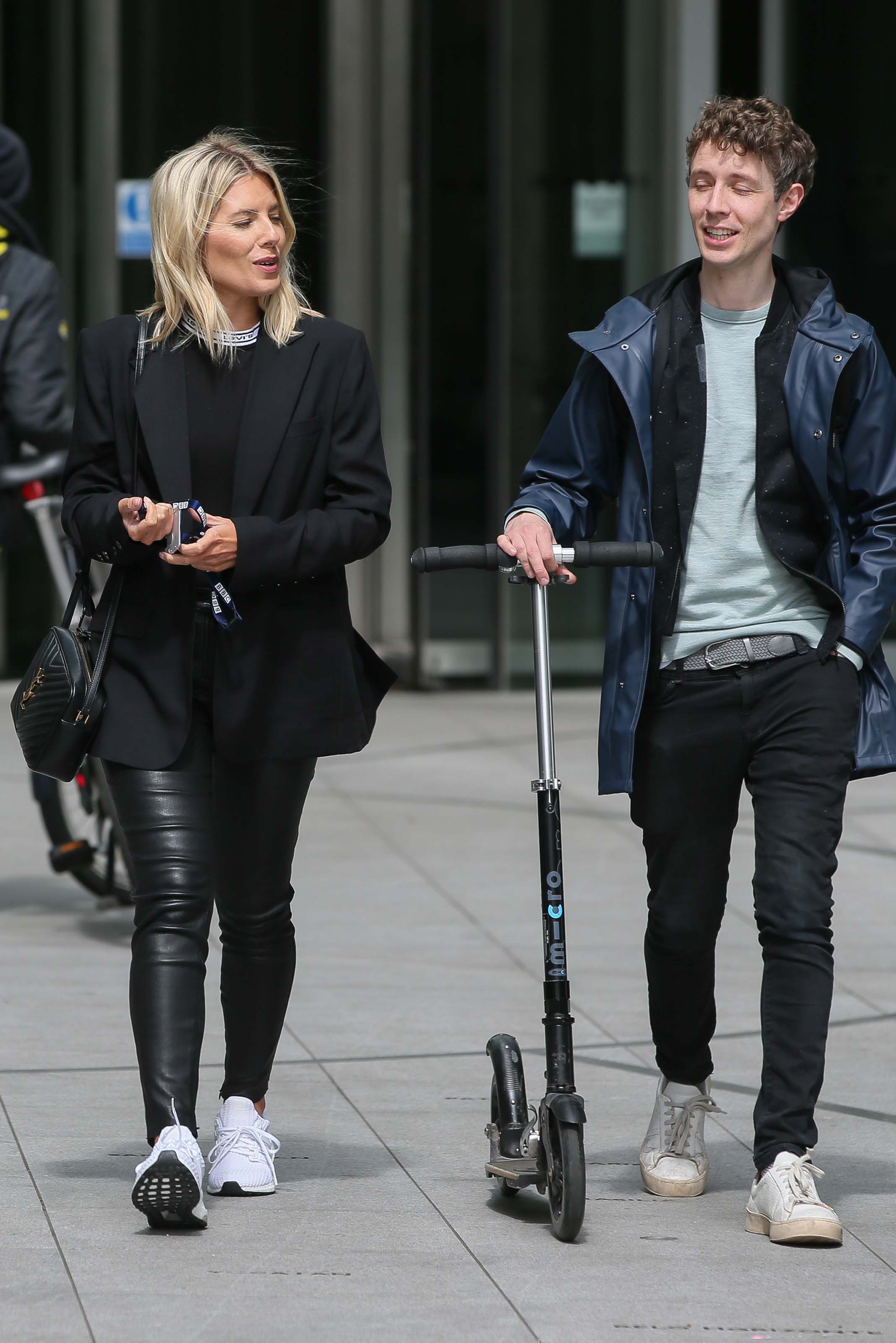 Mollie King leaving BBC Radio One studios - London 25.04.2019