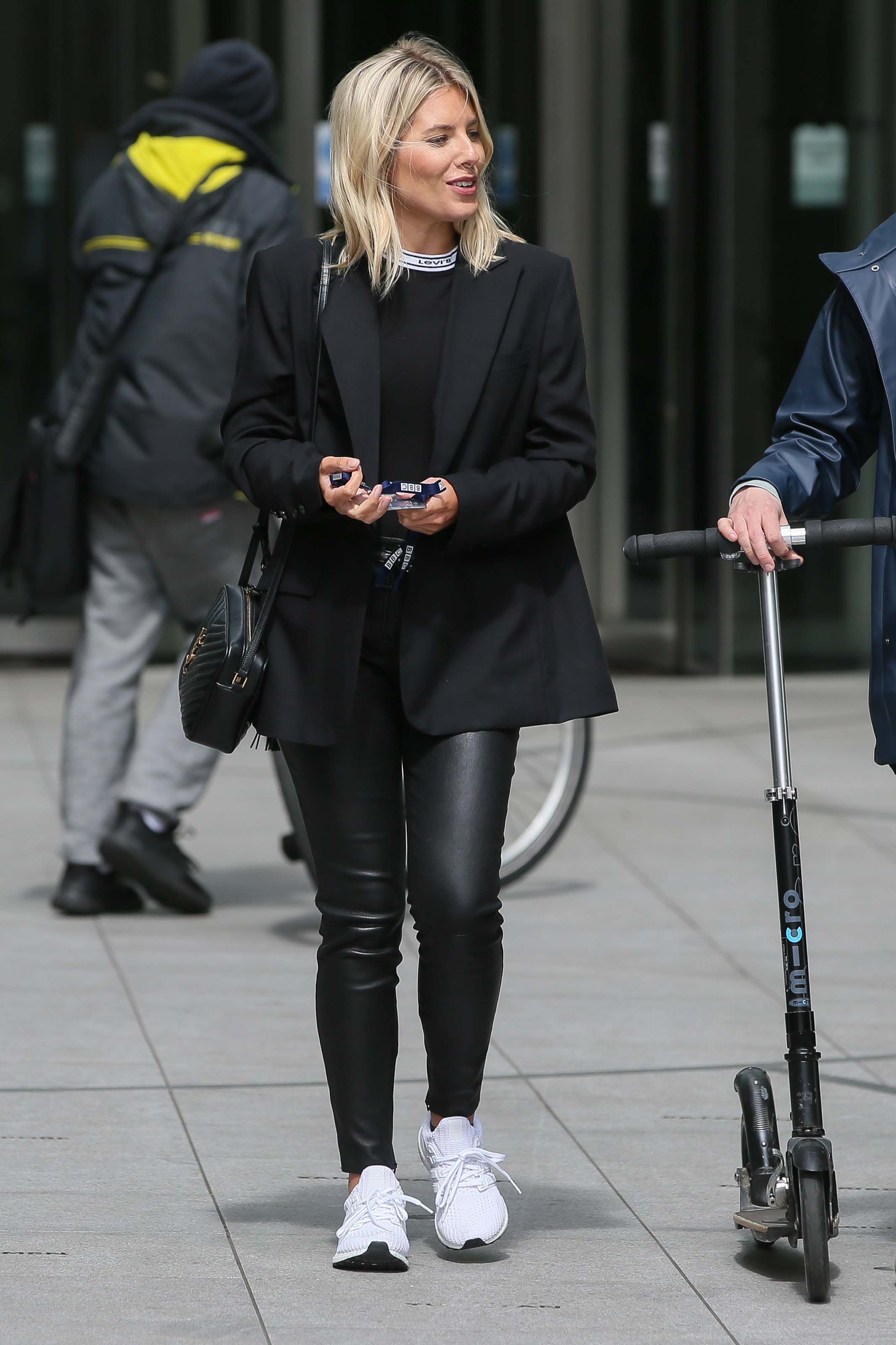 Mollie King leaving BBC Radio One studios - London 25.04.2019