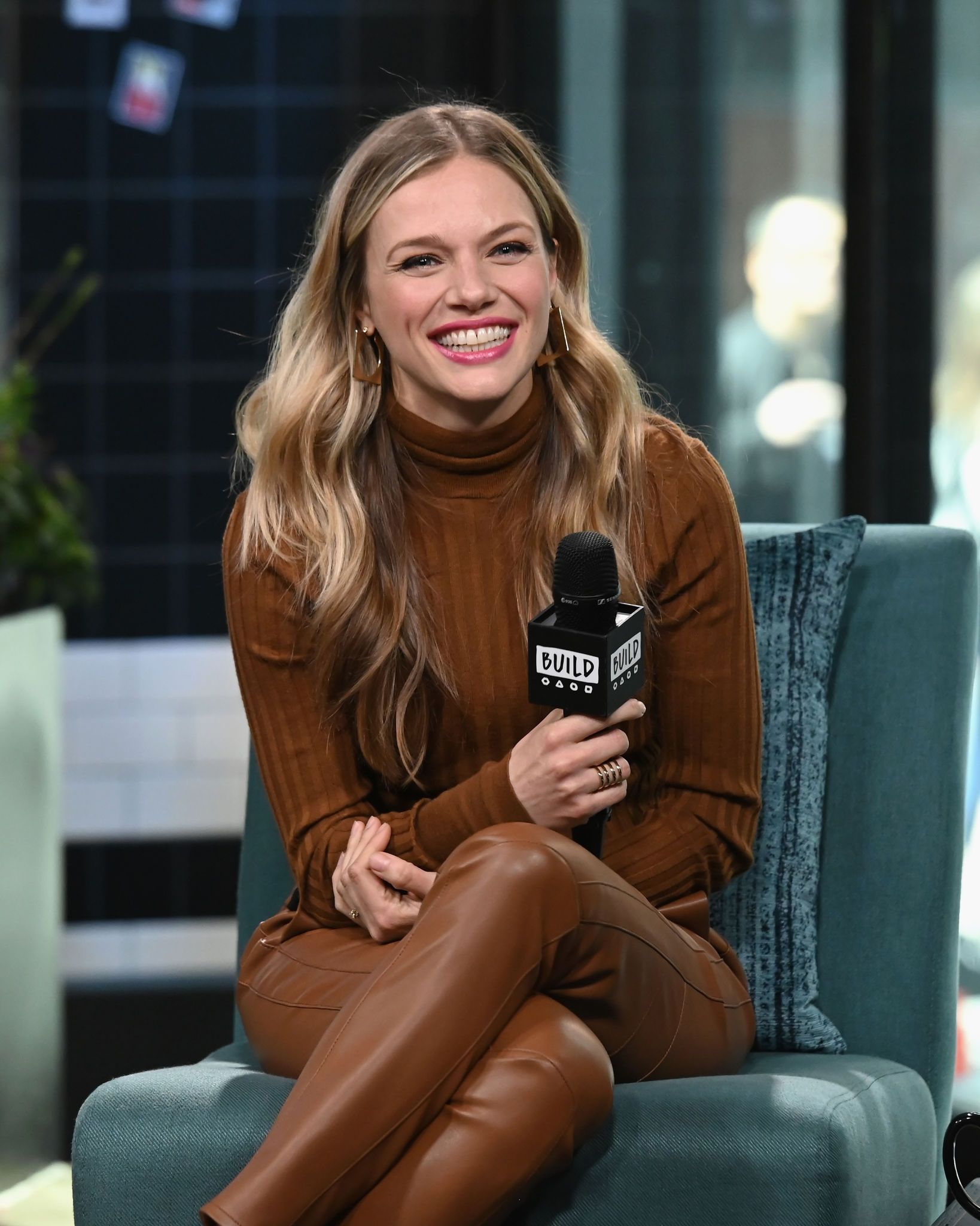 Tracy Spiridakos at AOL Build for Chicago PD in NY - 4/23/19