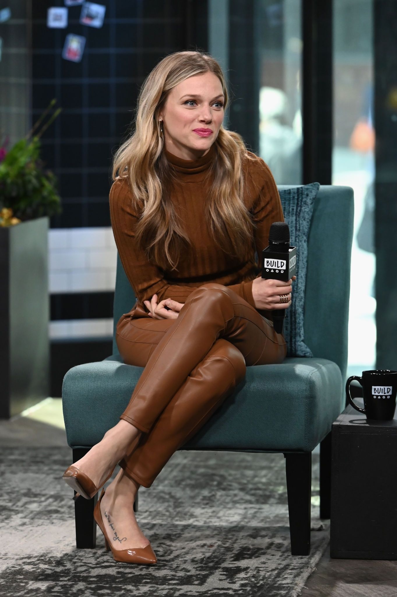 Tracy Spiridakos at AOL Build for Chicago PD in NY - 4/23/19