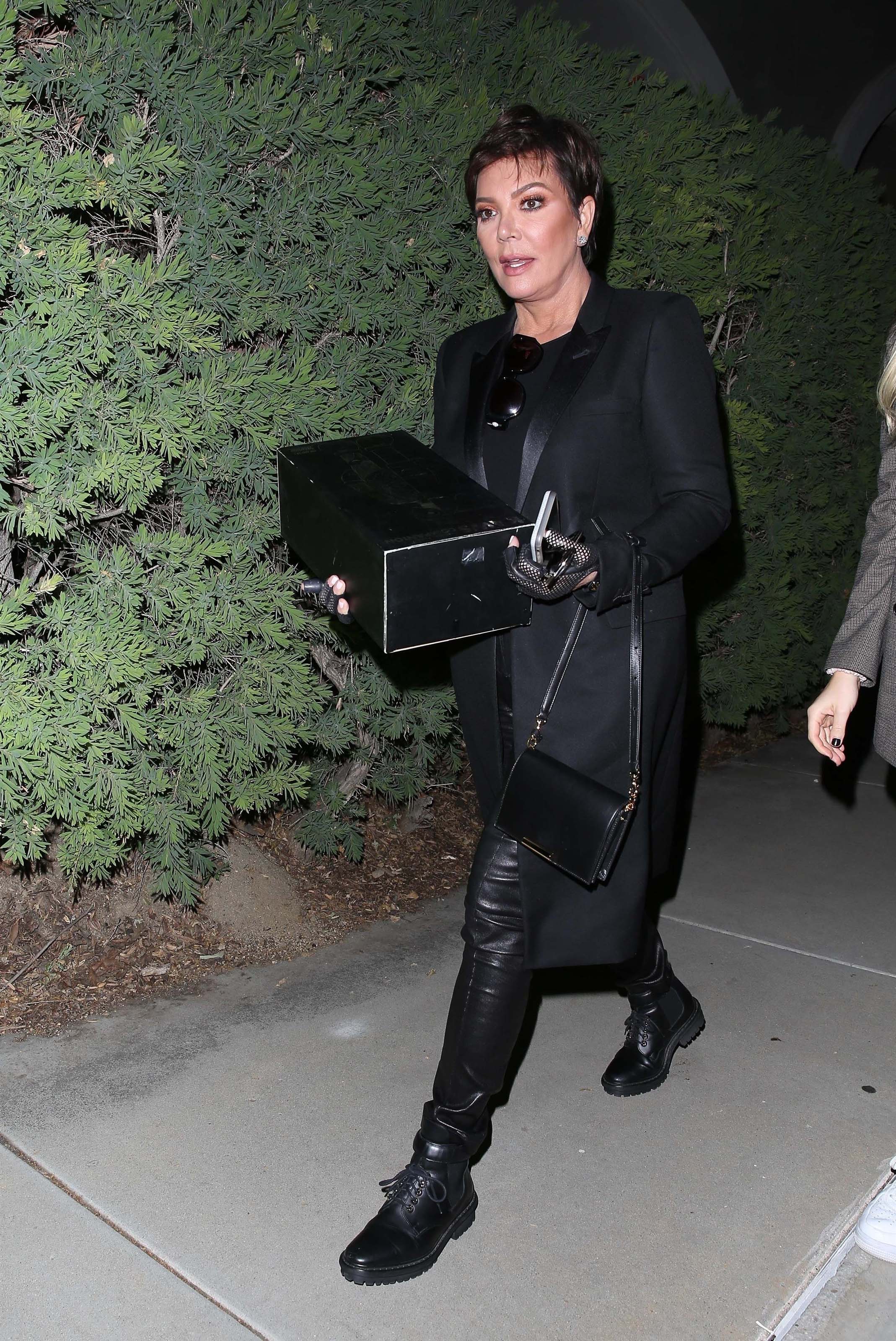 Kris Jenner attends Travis Scott’s early birthday party