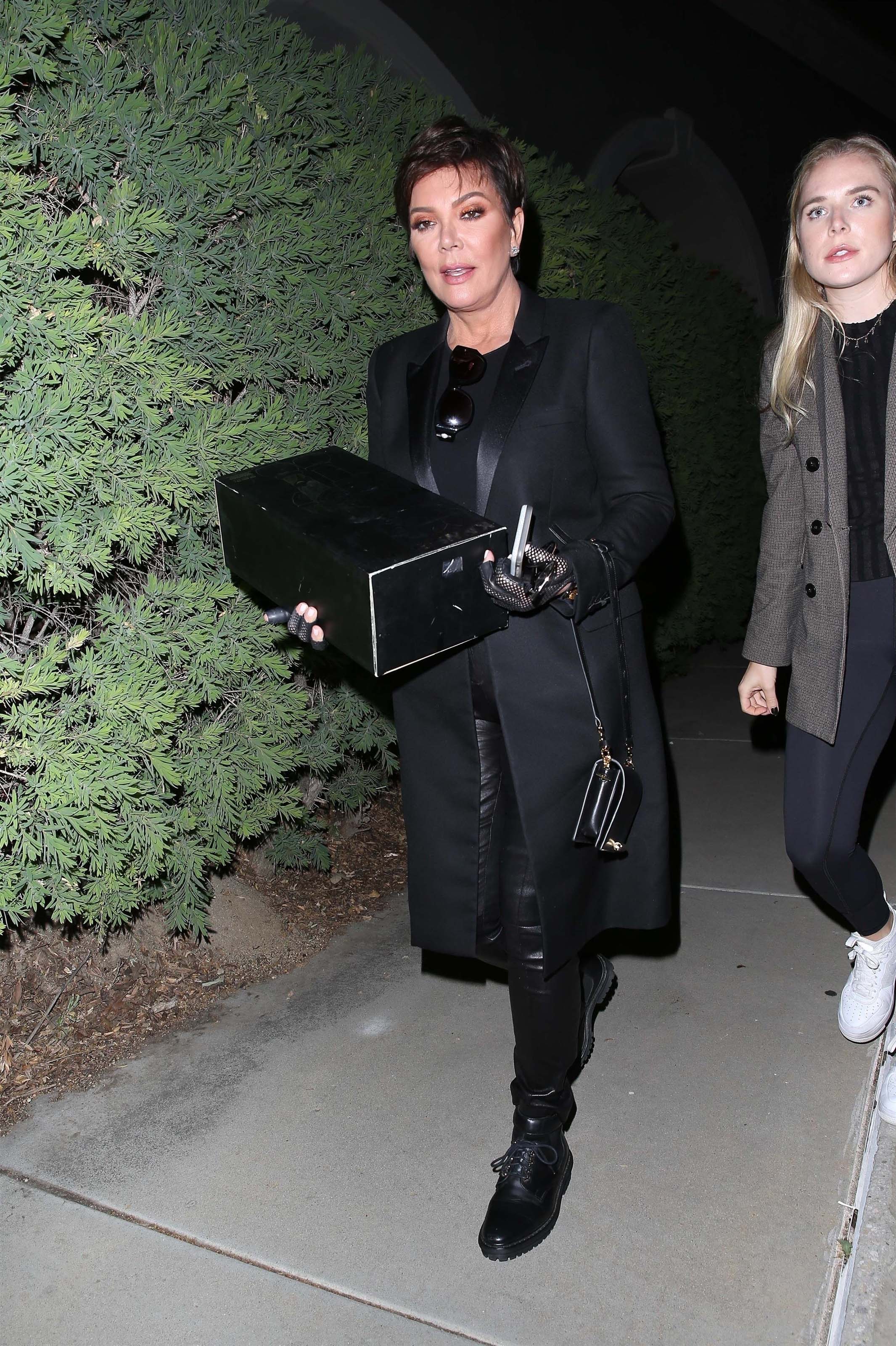 Kris Jenner attends Travis Scott’s early birthday party