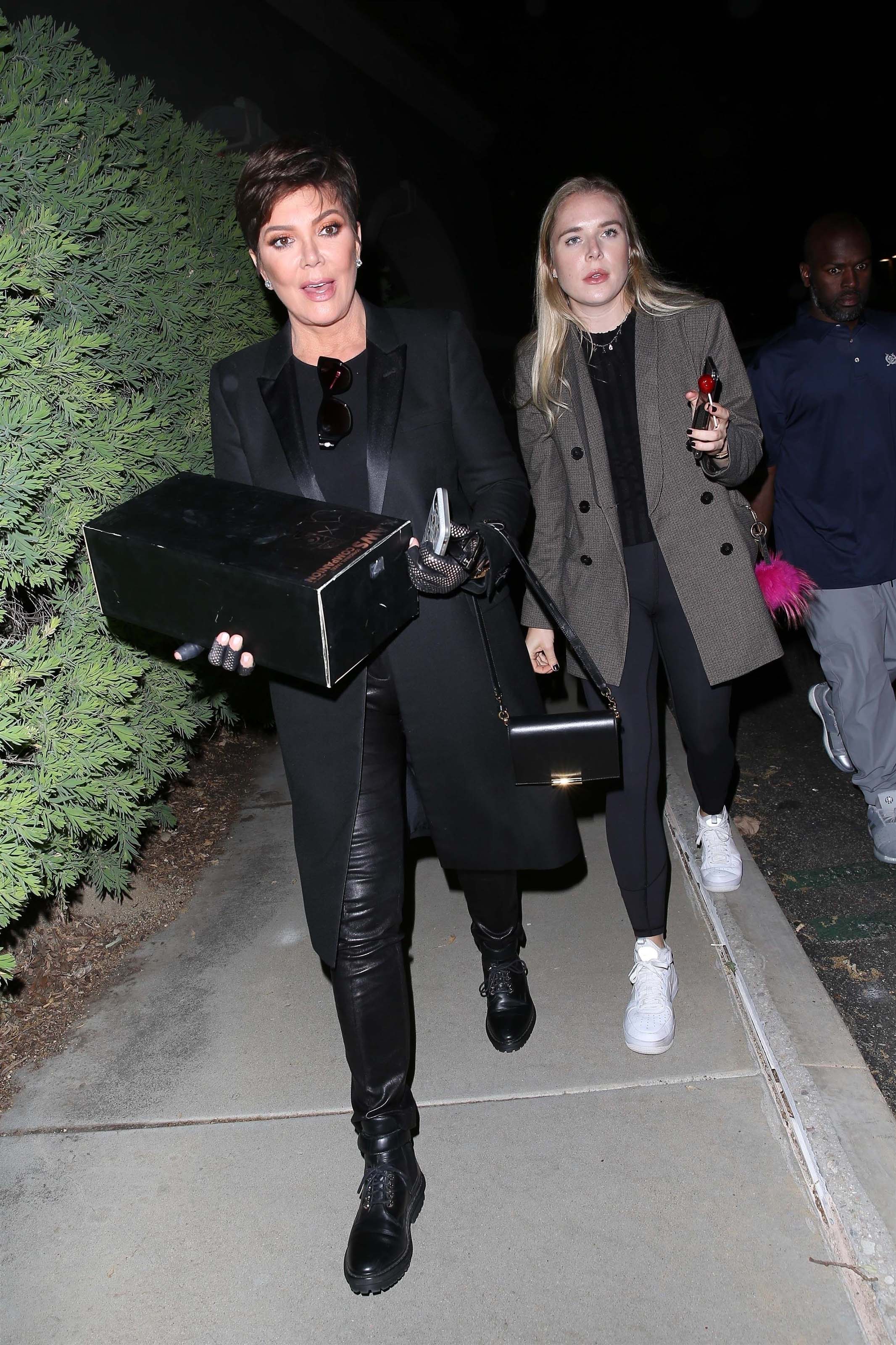 Kris Jenner attends Travis Scott’s early birthday party