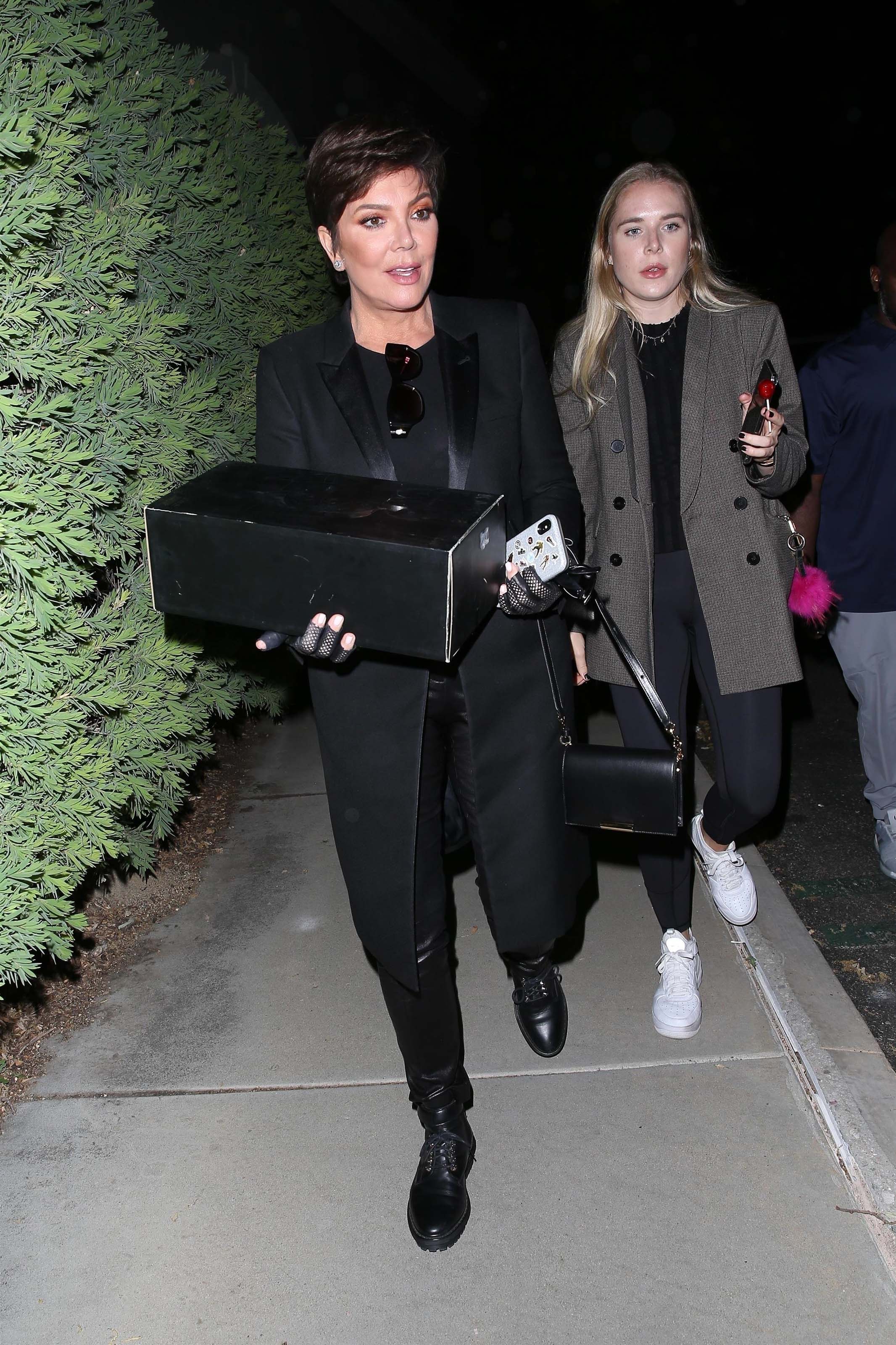 Kris Jenner attends Travis Scott’s early birthday party