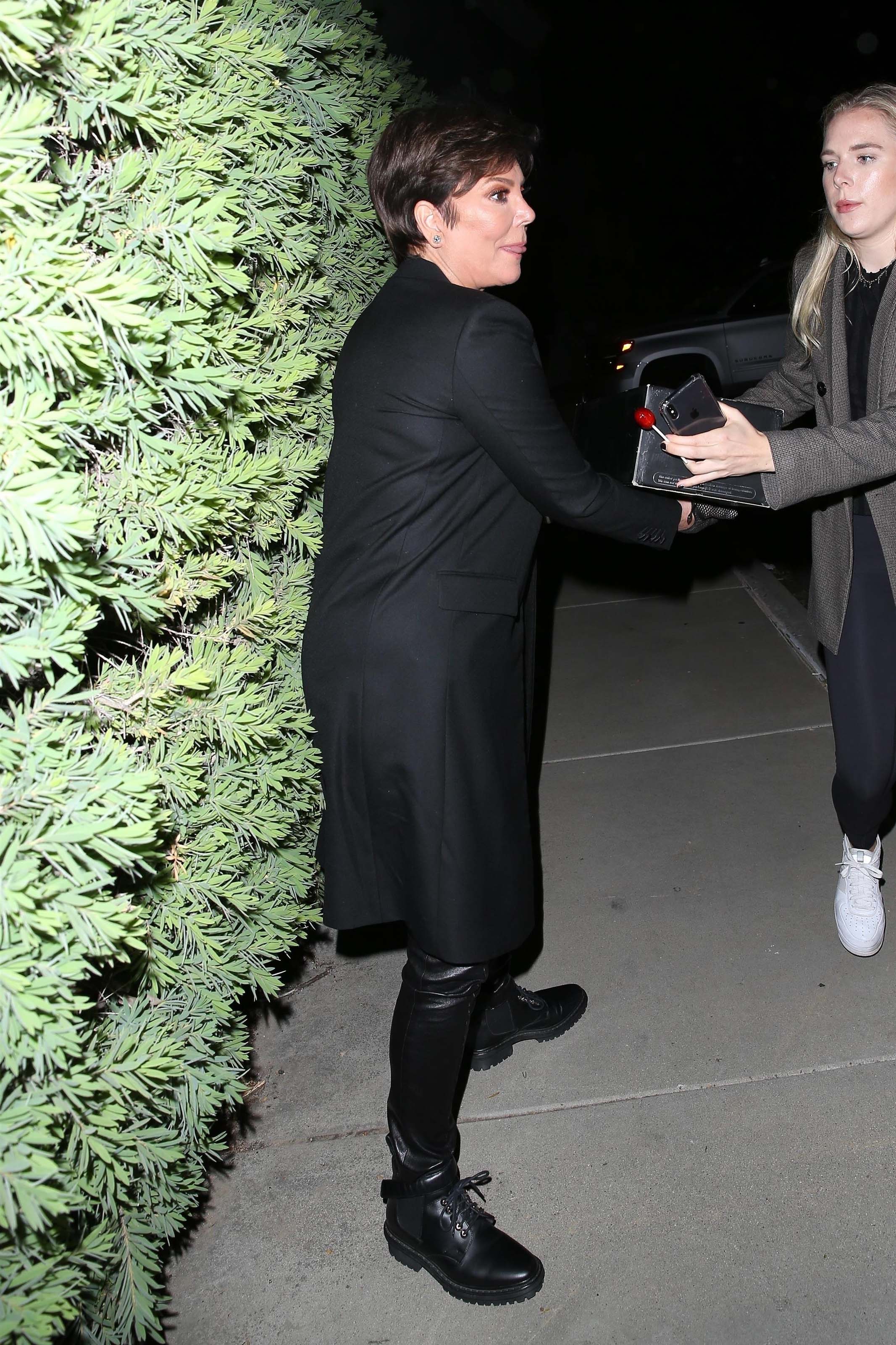 Kris Jenner attends Travis Scott’s early birthday party