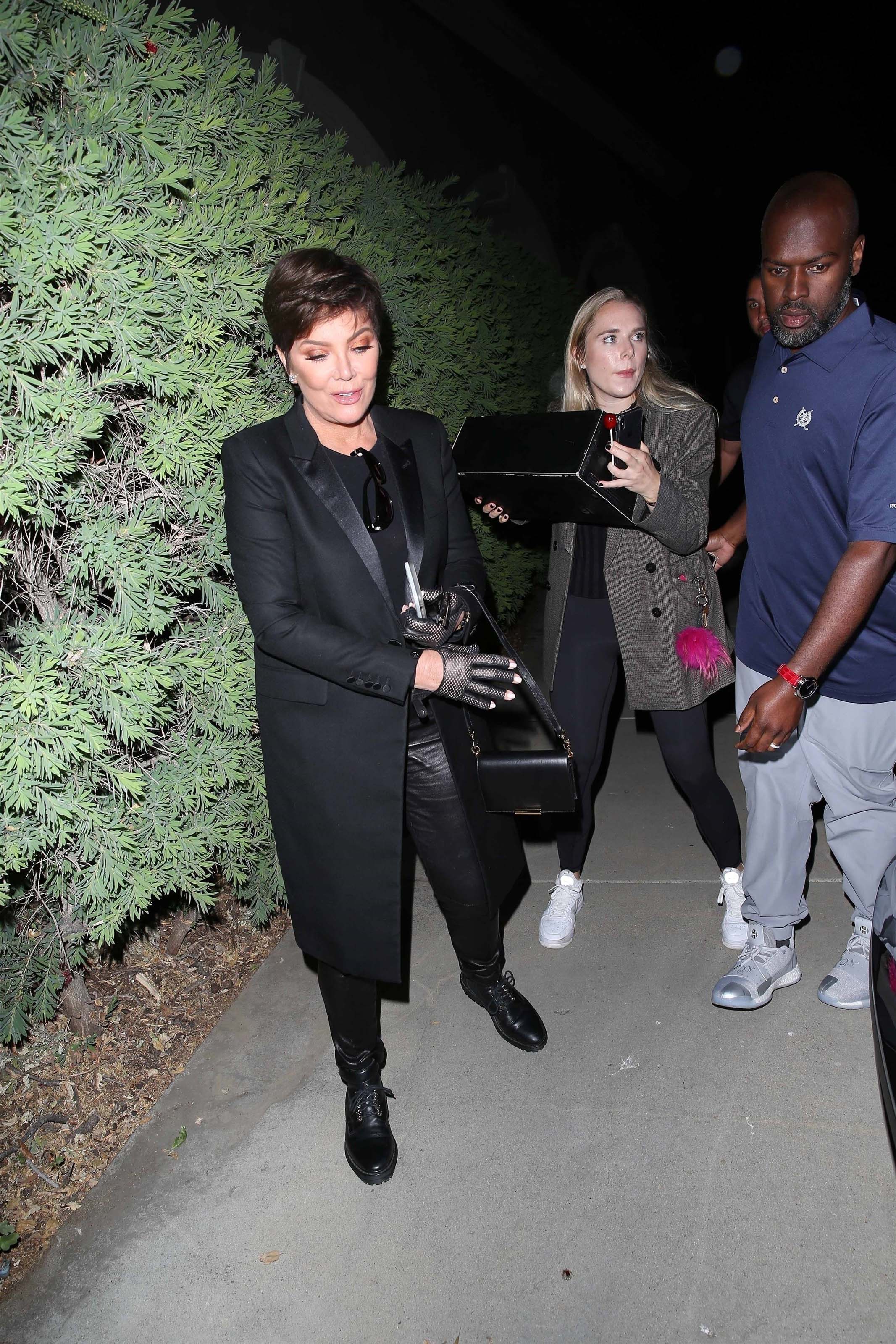 Kris Jenner attends Travis Scott’s early birthday party