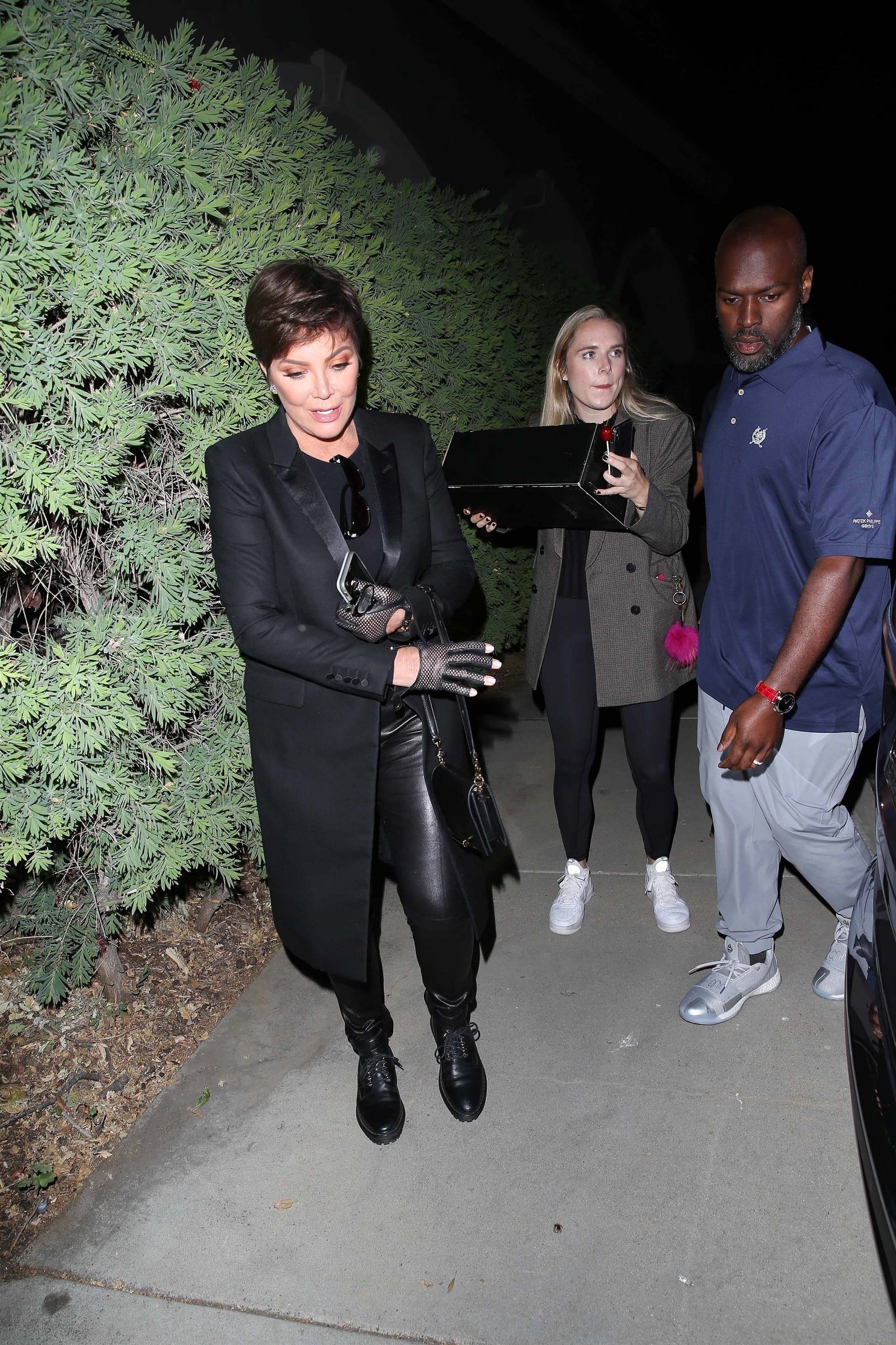 Kris Jenner attends Travis Scott’s early birthday party