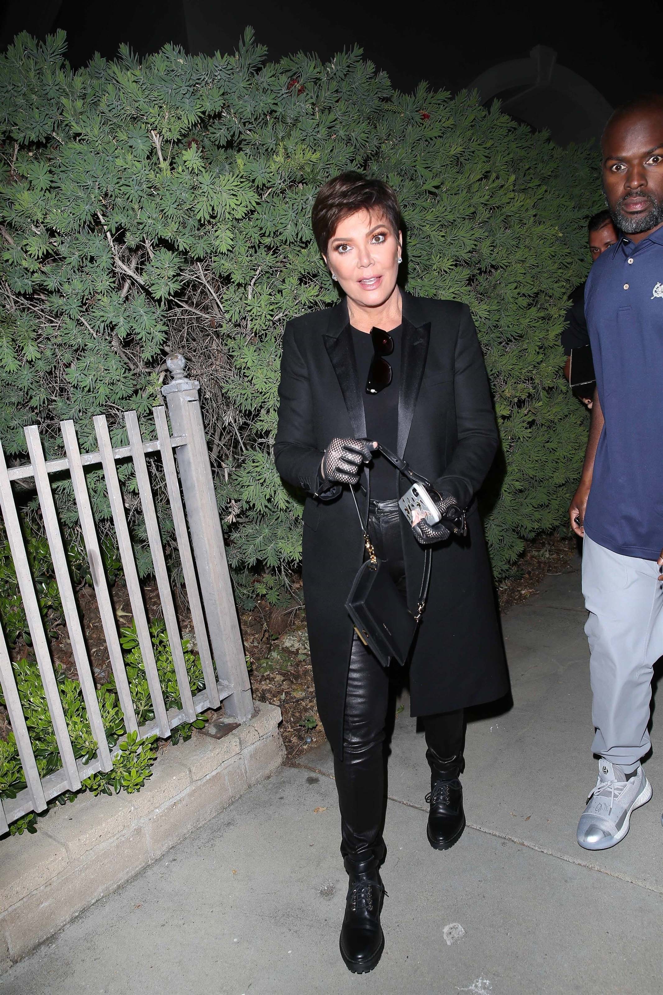 Kris Jenner attends Travis Scott’s early birthday party