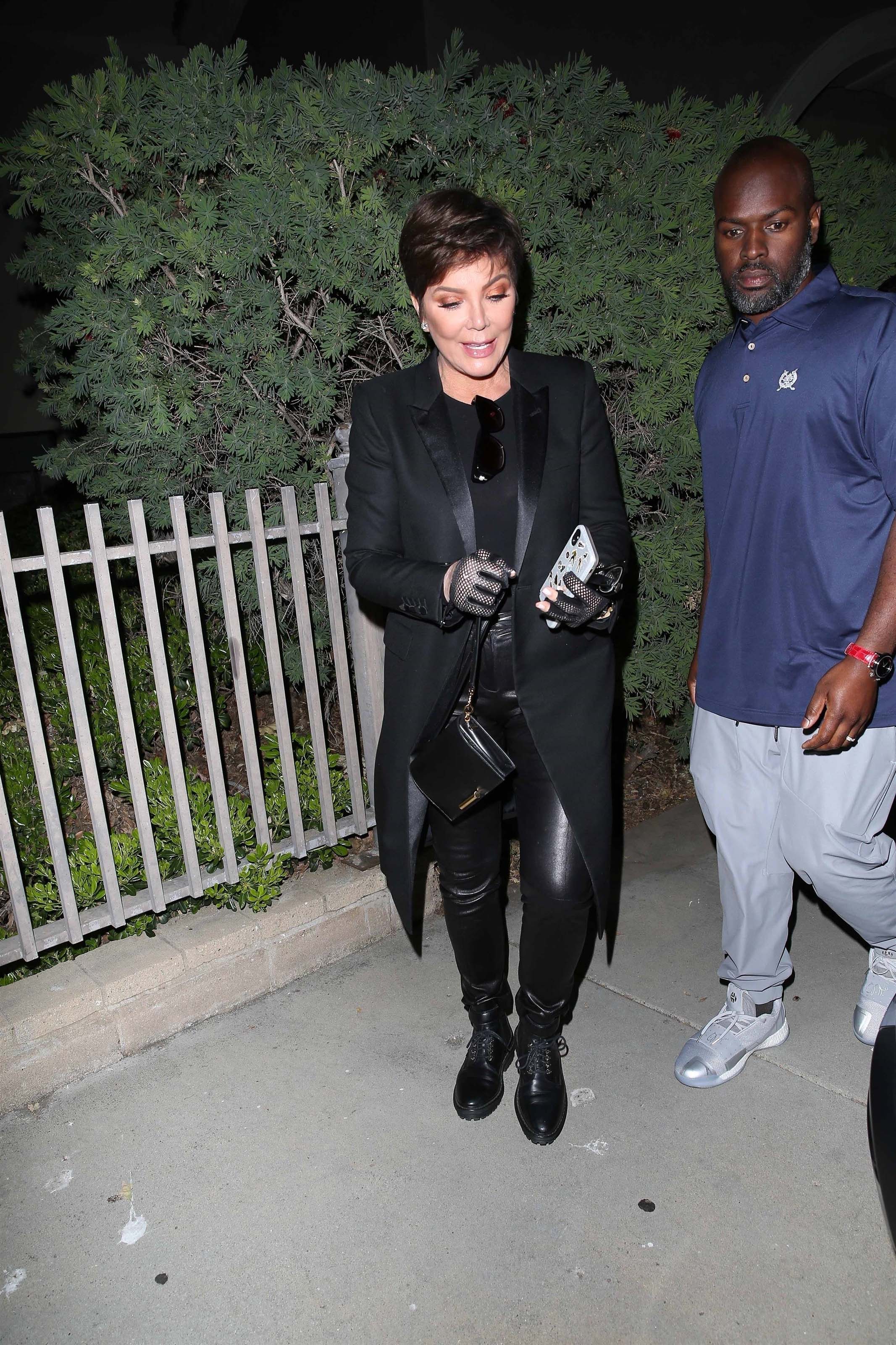 Kris Jenner attends Travis Scott’s early birthday party