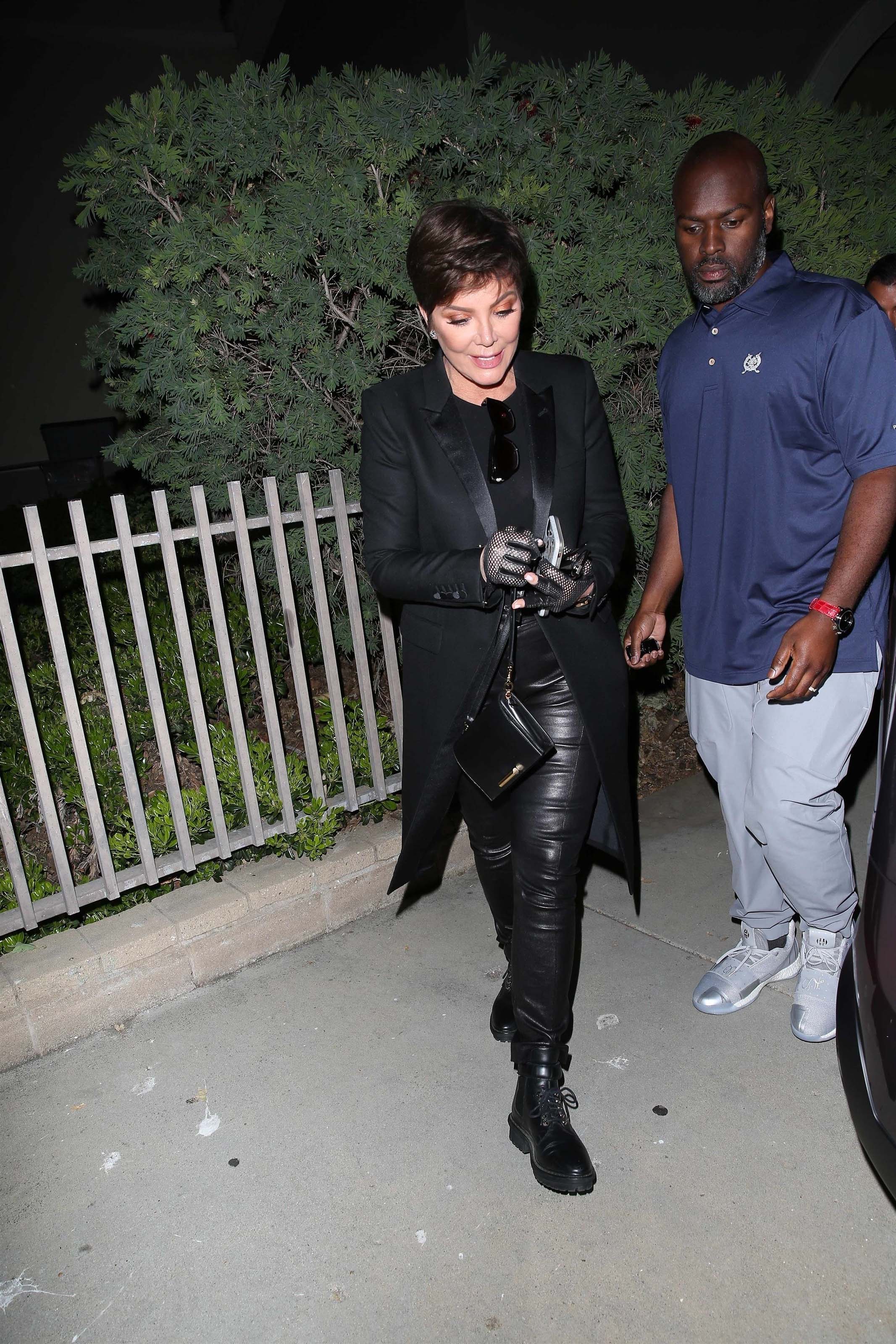 Kris Jenner attends Travis Scott’s early birthday party