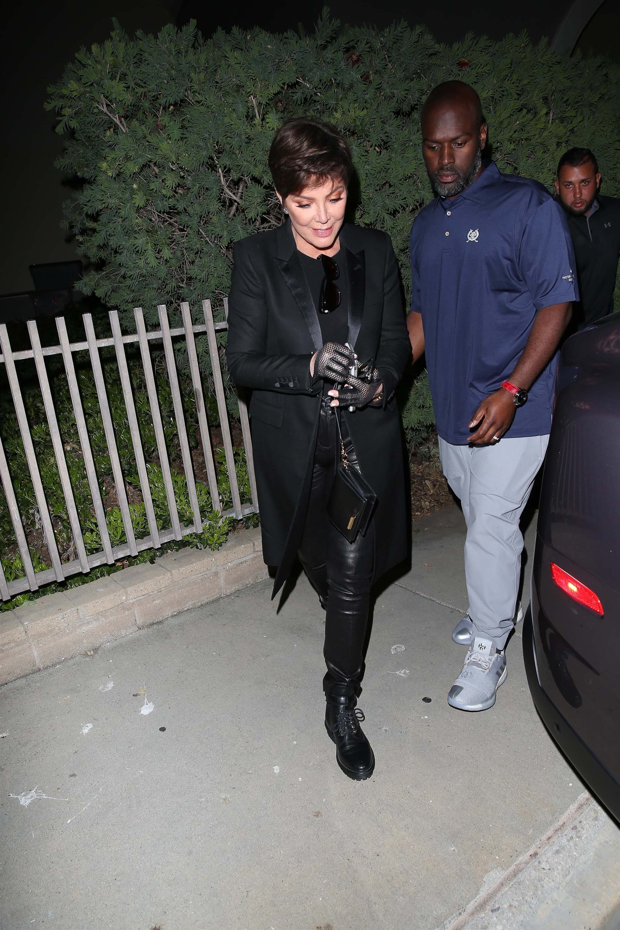 Kris Jenner attends Travis Scott’s early birthday party