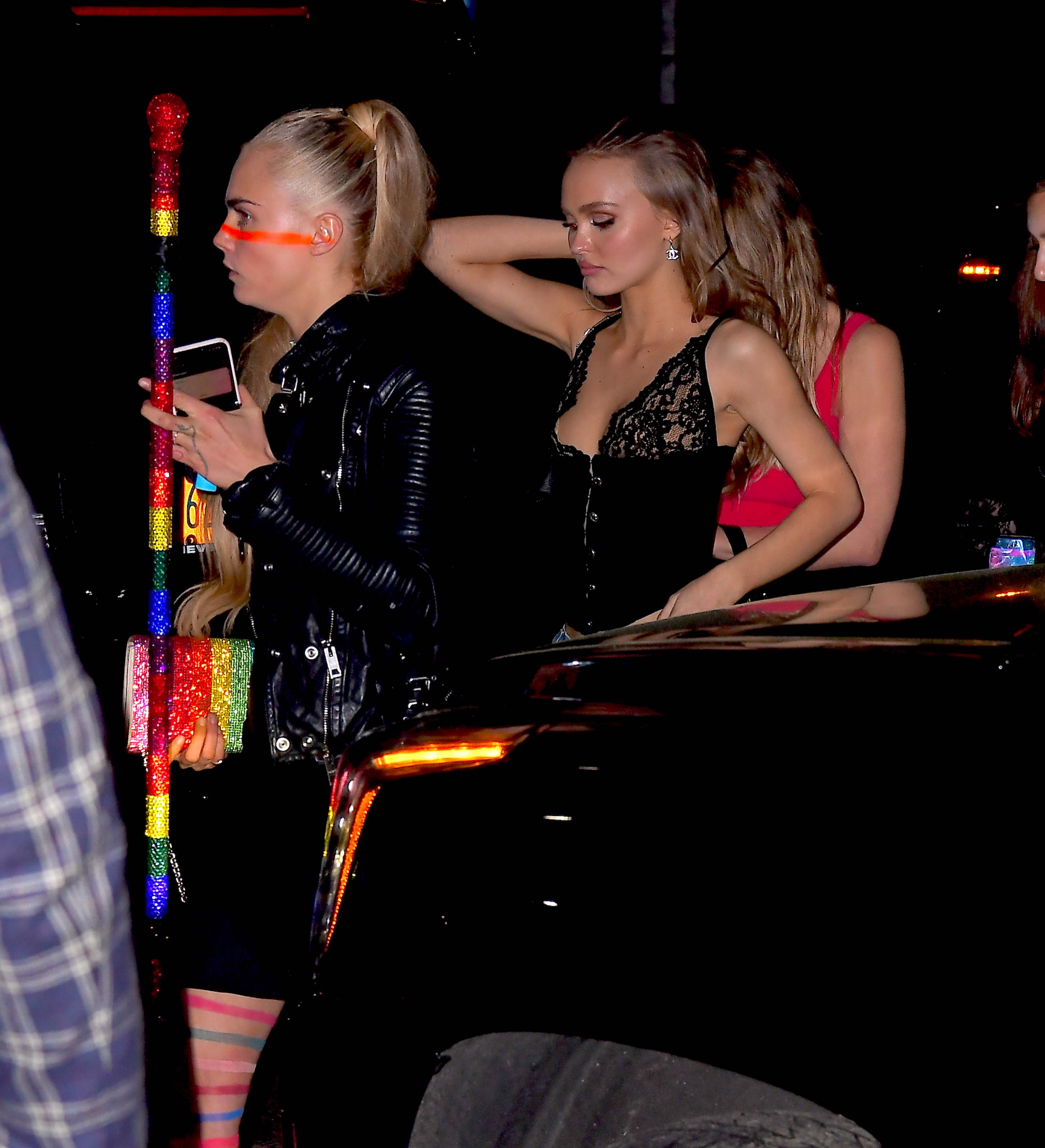 Ashley Benson & Cara Delevingne hold hands leaving Met Gala After Party