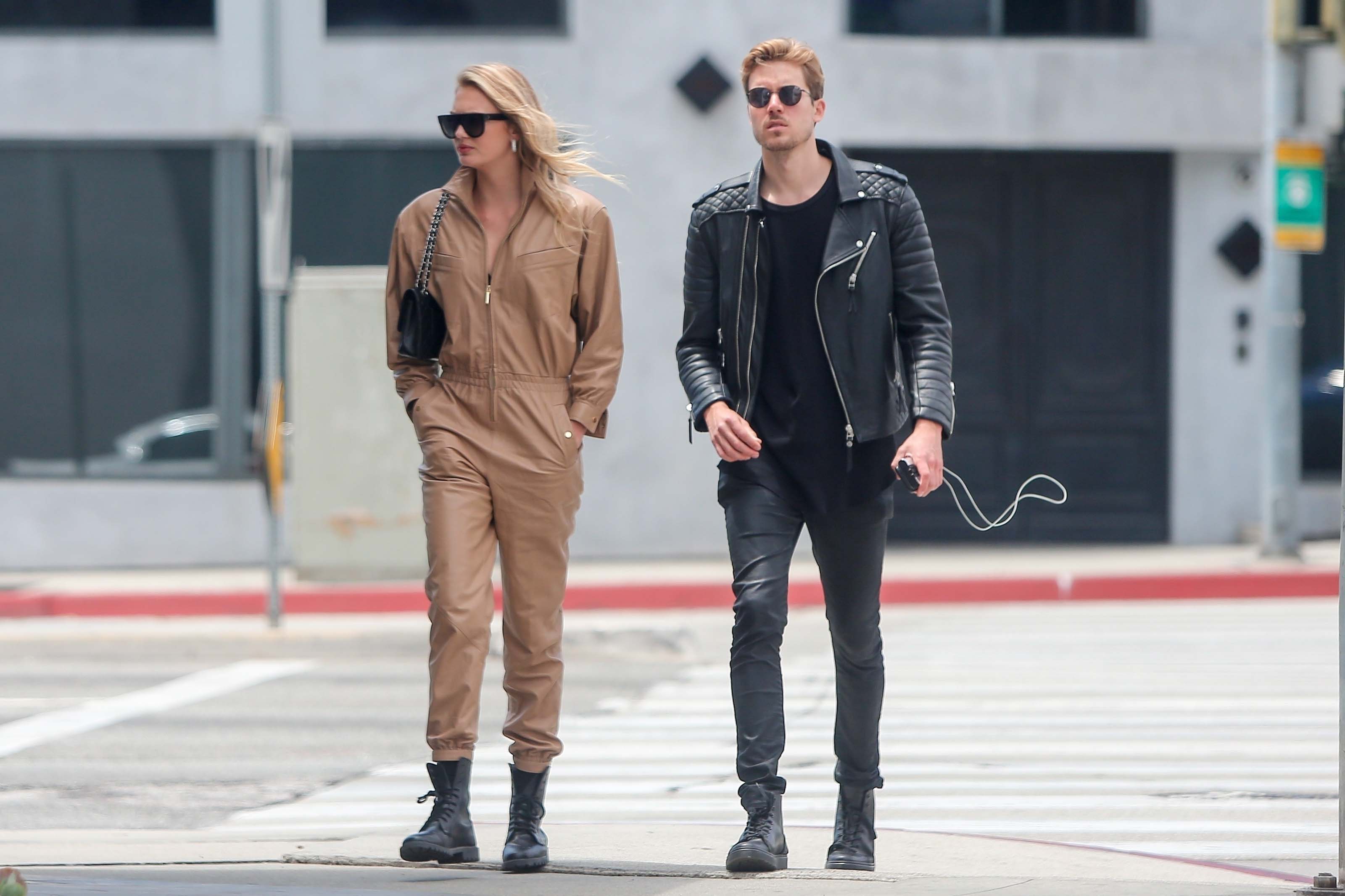 Romee Strijd out for lunch in LA