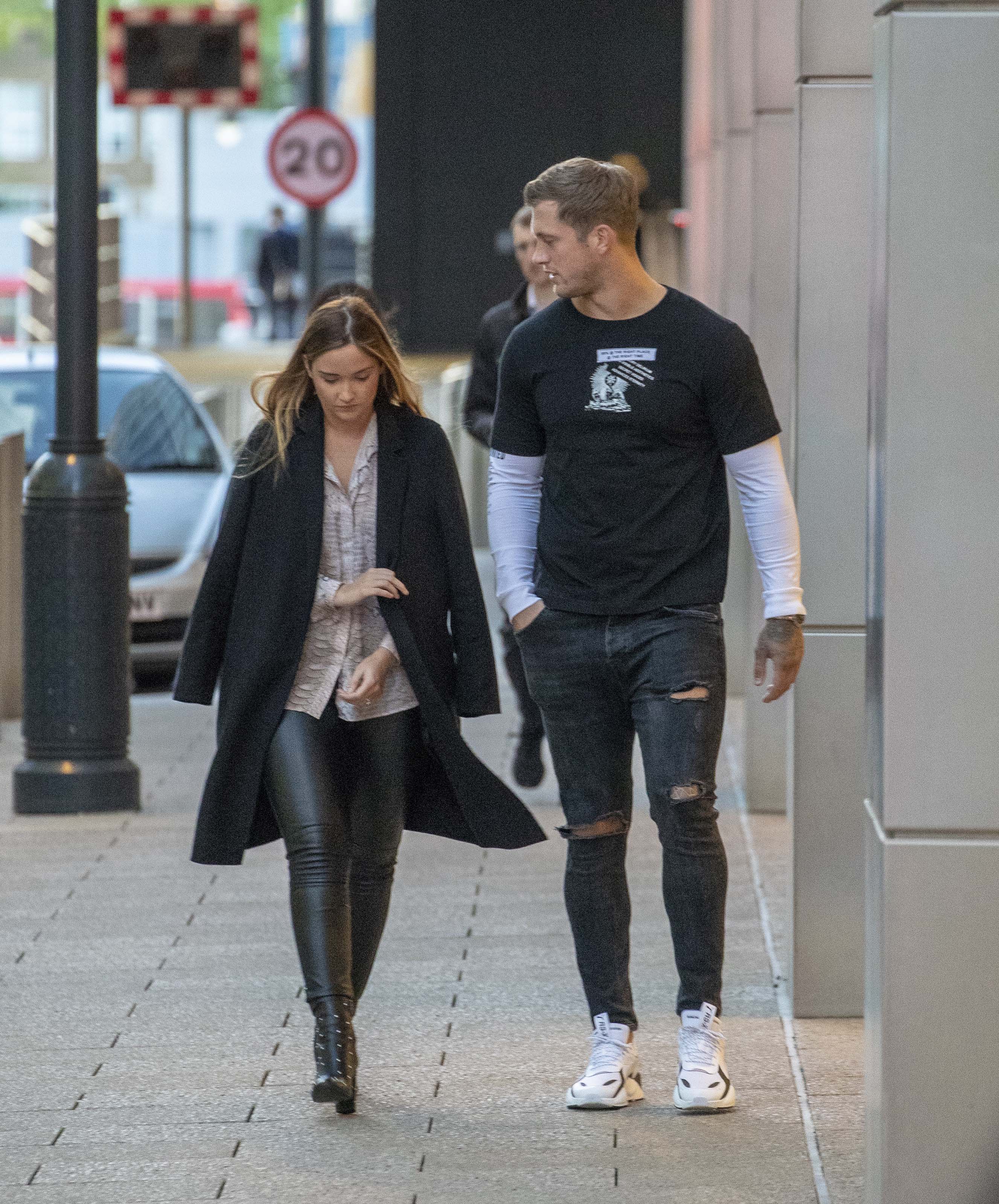 Jacqueline Jossa at Canary Wharf