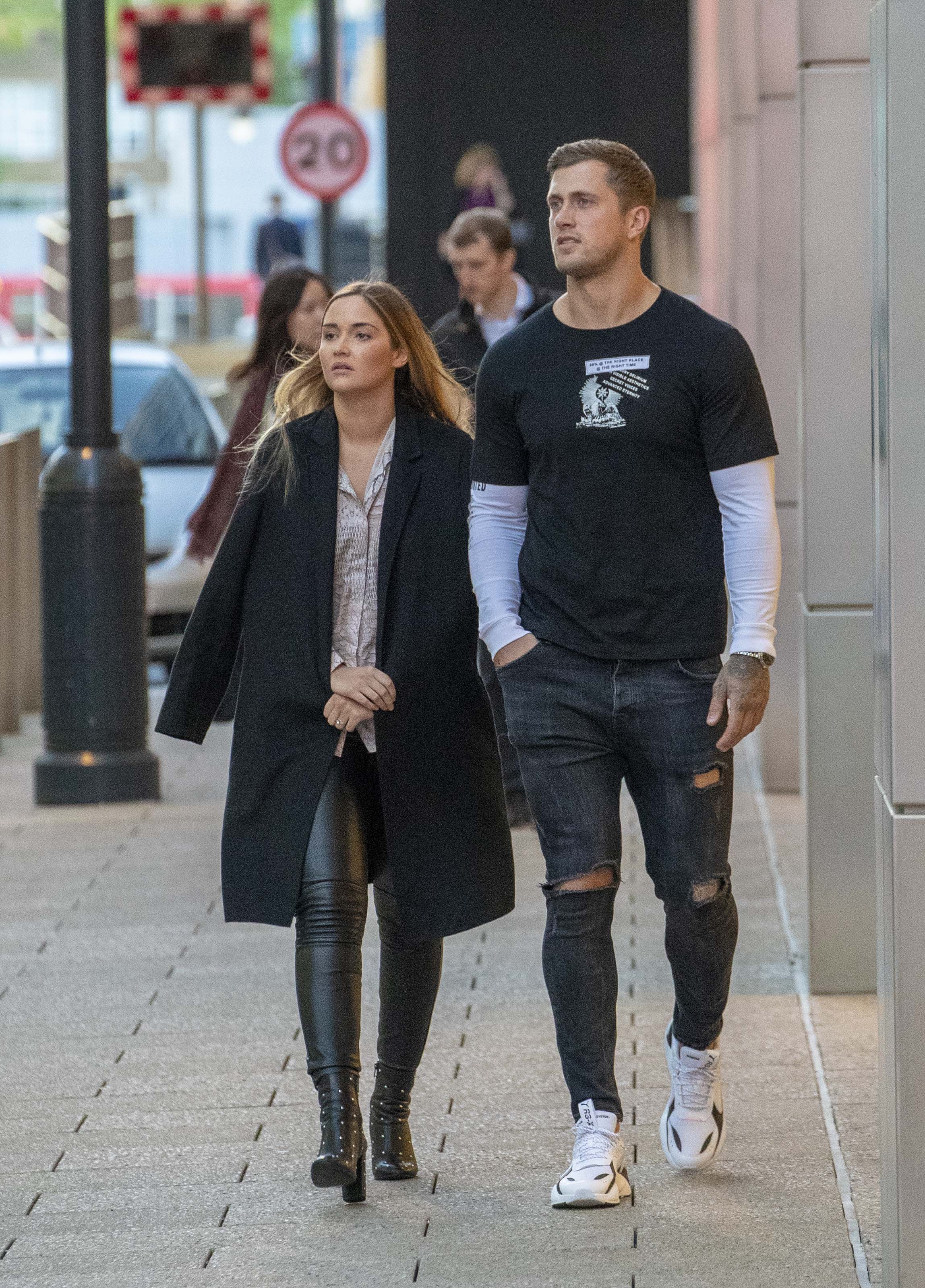 Jacqueline Jossa at Canary Wharf