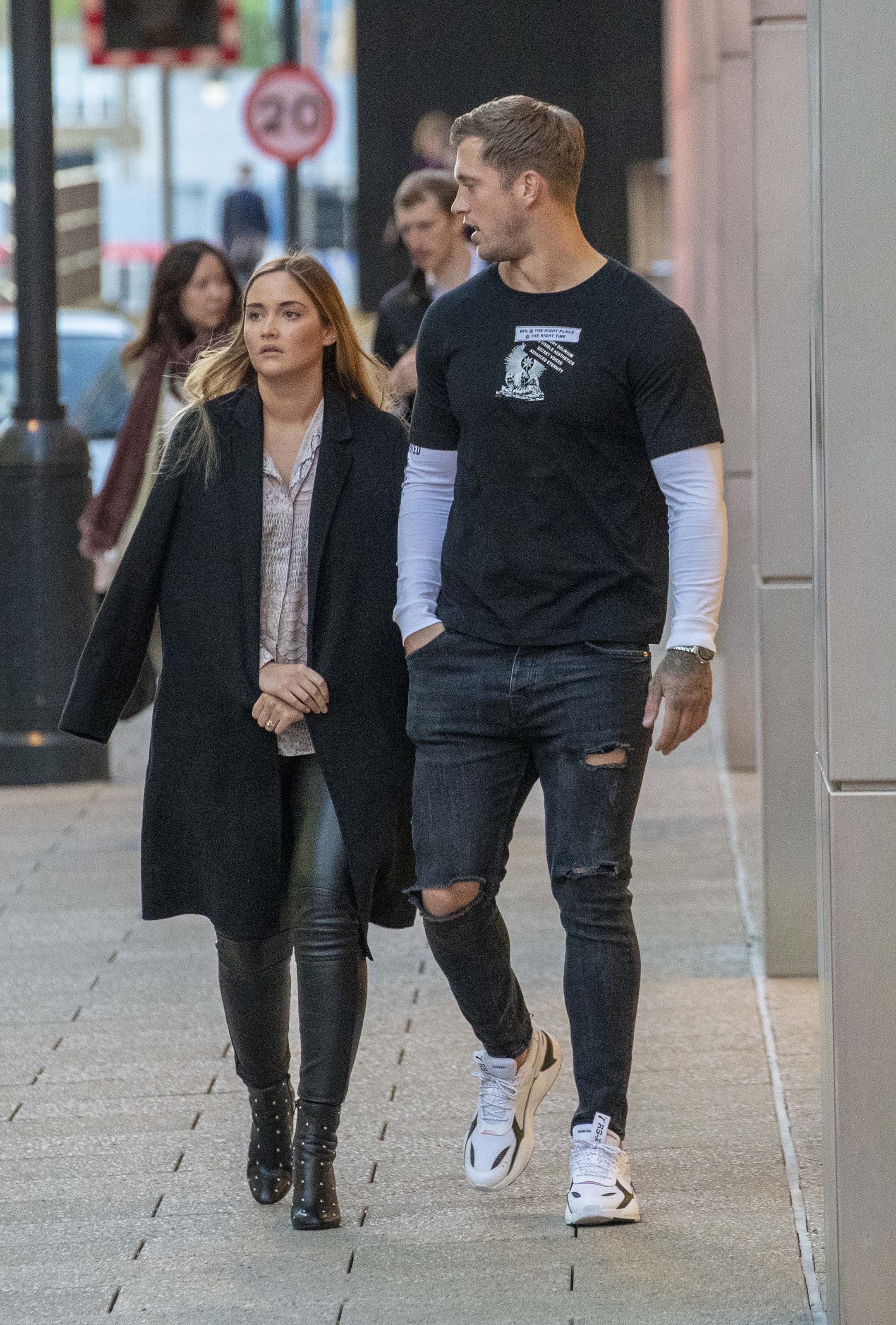 Jacqueline Jossa at Canary Wharf