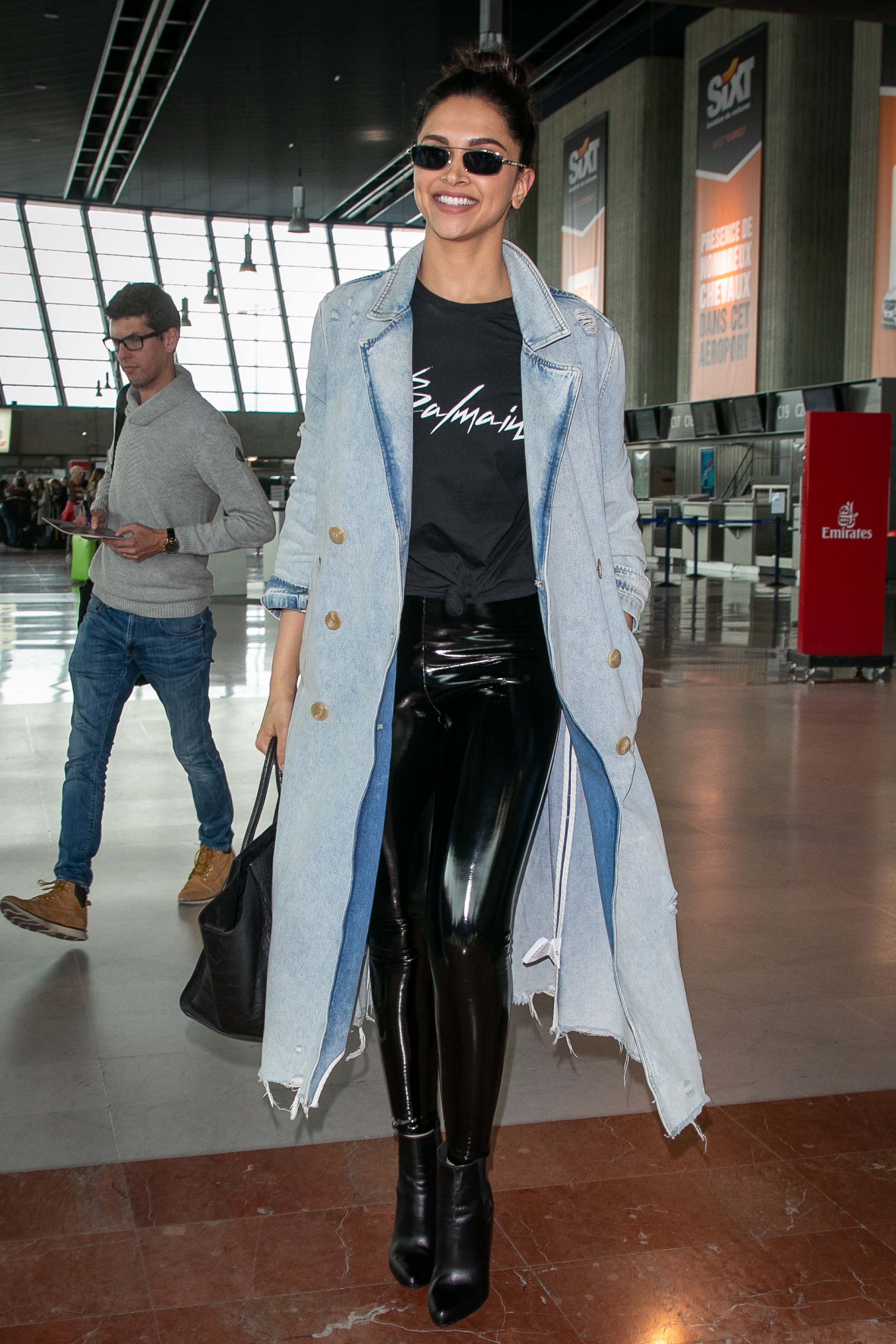 Deepika Padukone at Nice Airport