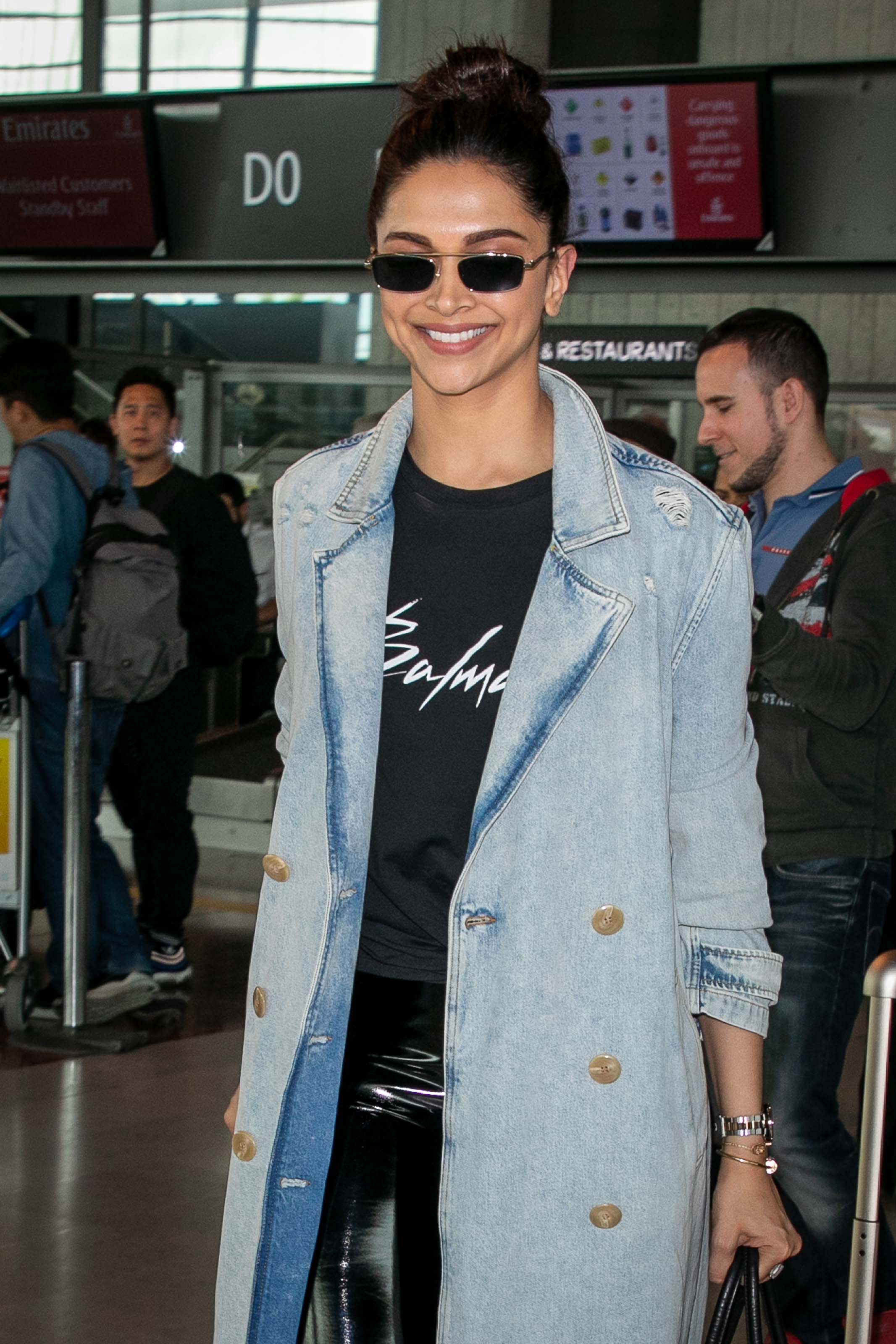 Deepika Padukone at Nice Airport