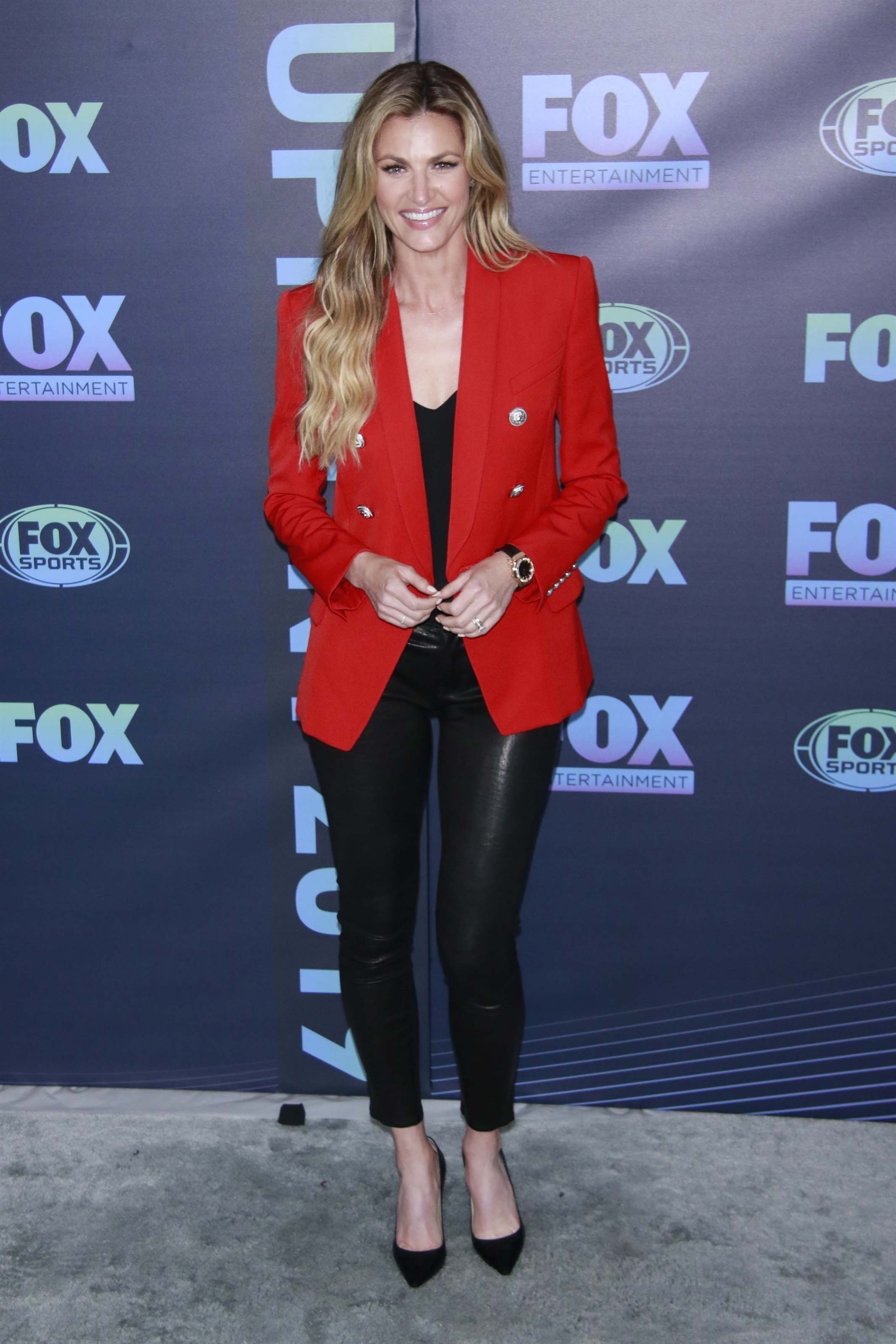 Erin Andrews attends Fox Upfront Presentation