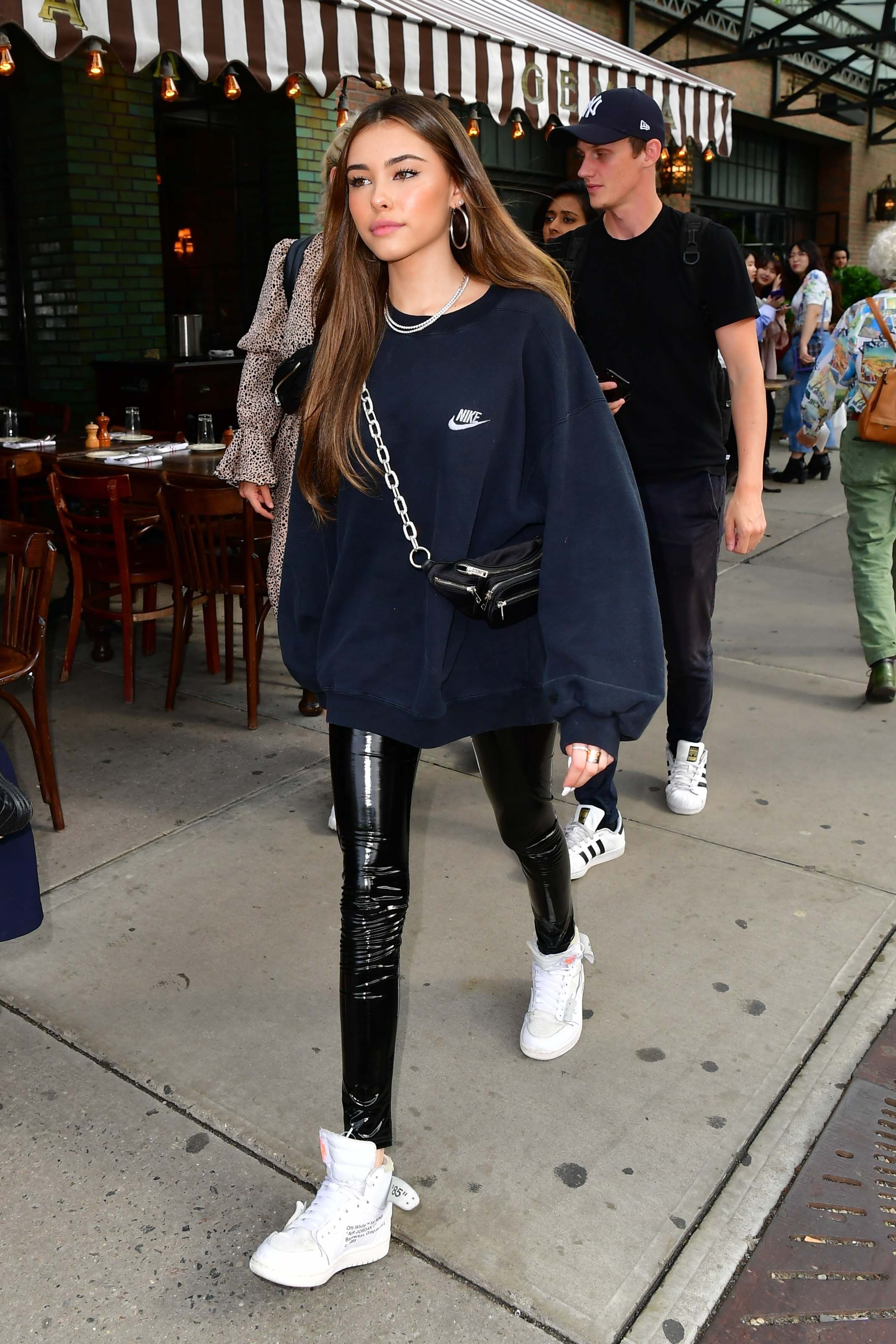 Madison Beer arrives at her New York City Hotel