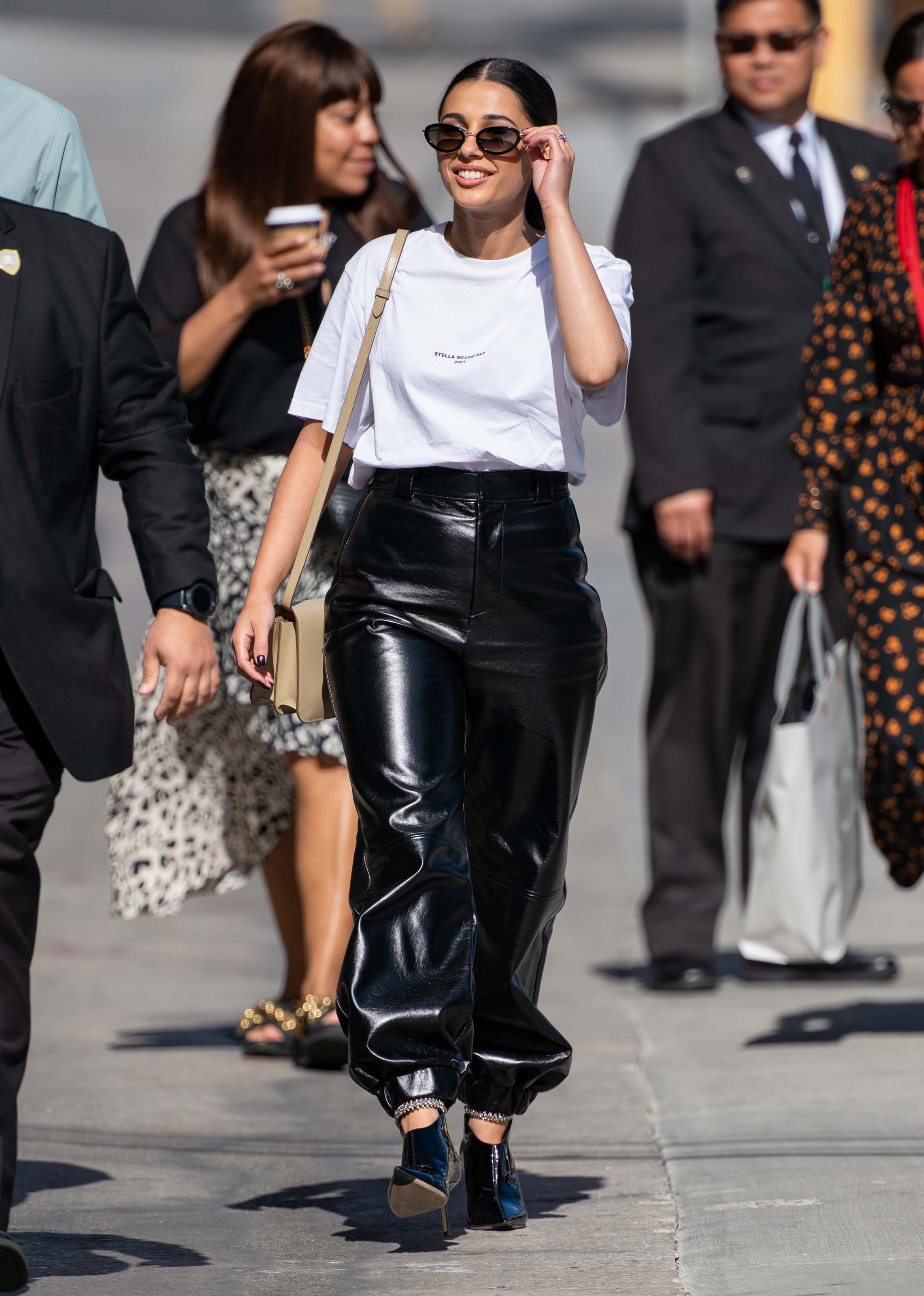 Naomi Scott visits Jimmy Kimmel Live