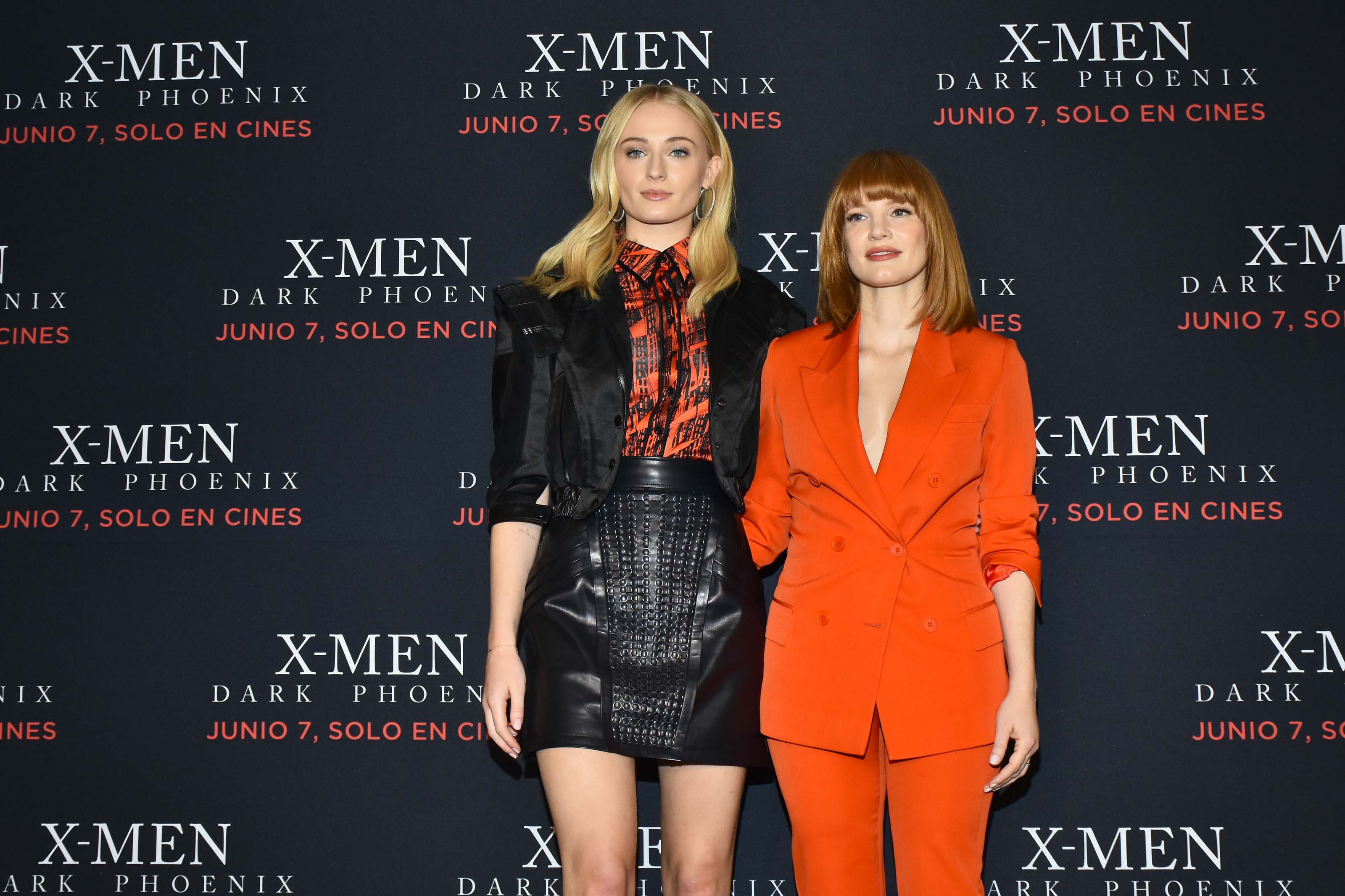Sophie Turner attends X-Men Dark Phoenix Film