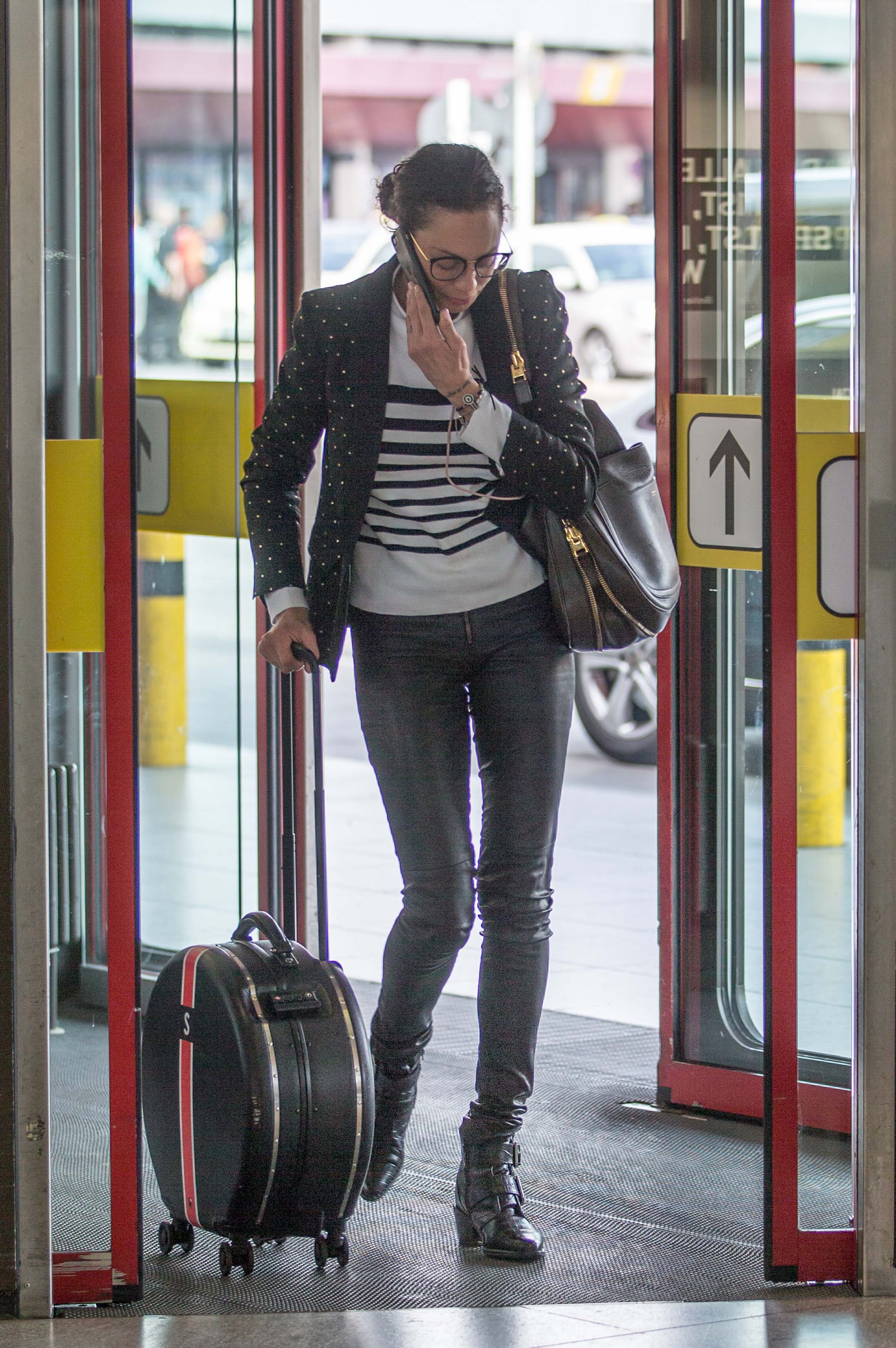 Lilly Becker seen at Berlin airport