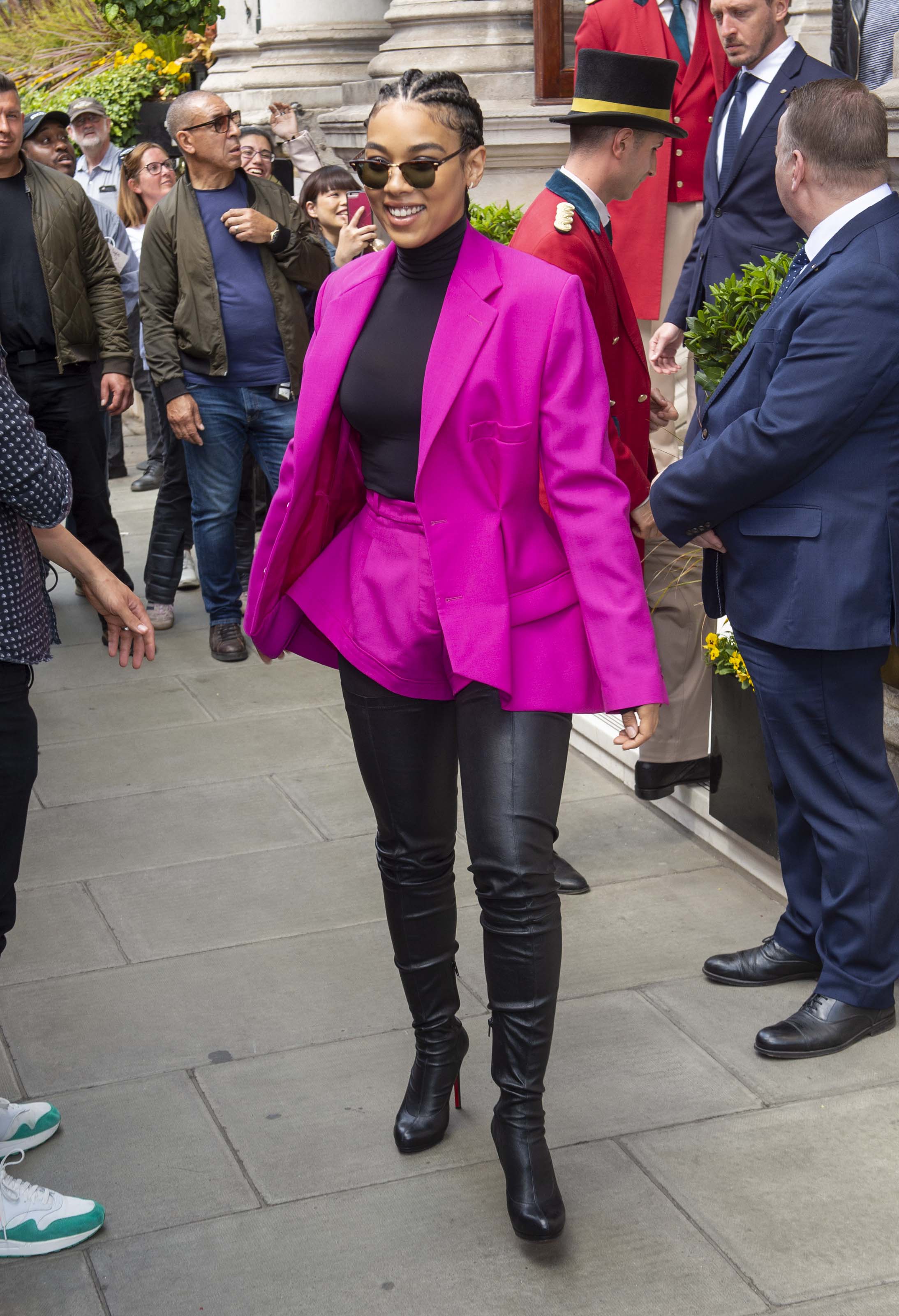 Alexandra Shipp at The Late Late Show