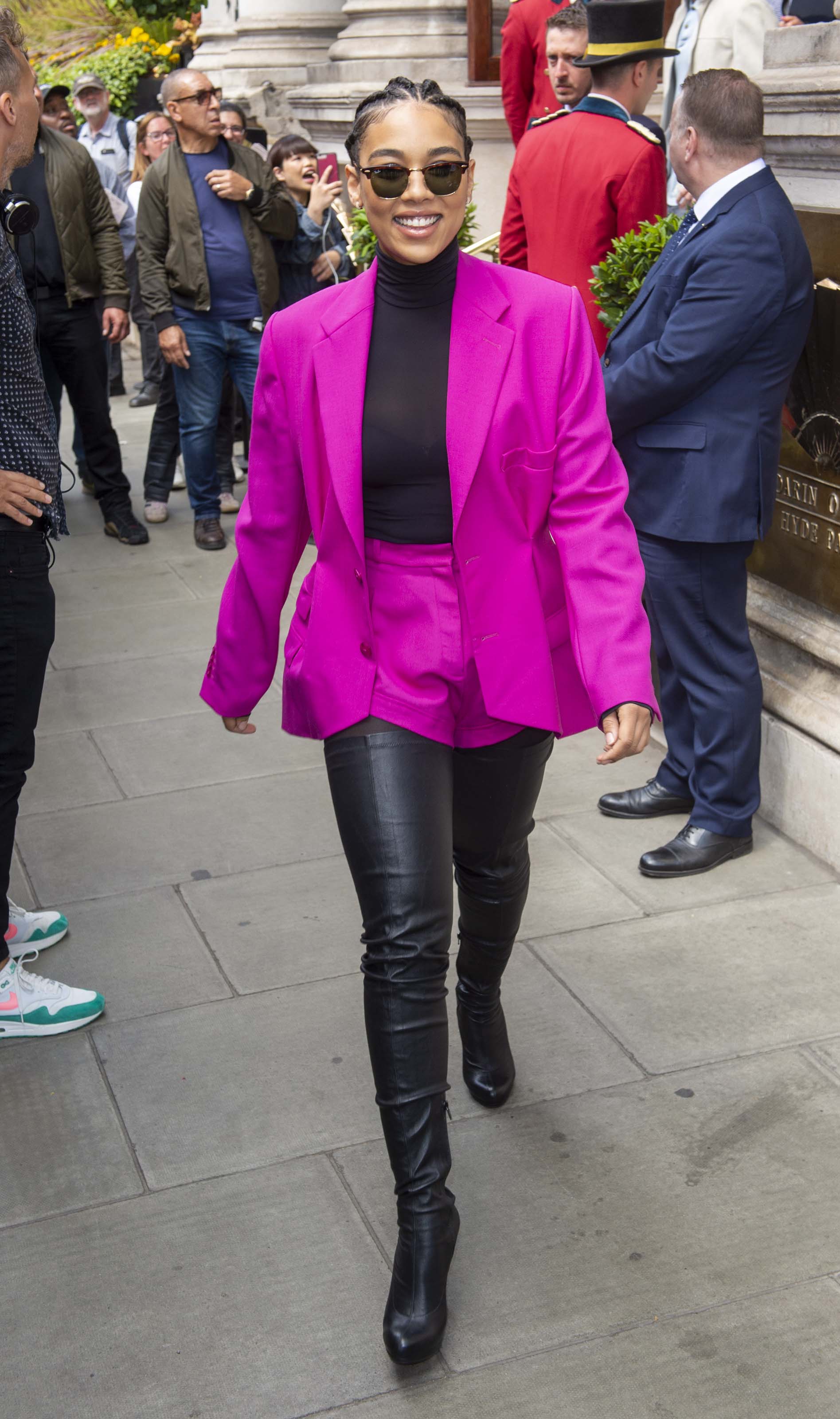 Alexandra Shipp at The Late Late Show