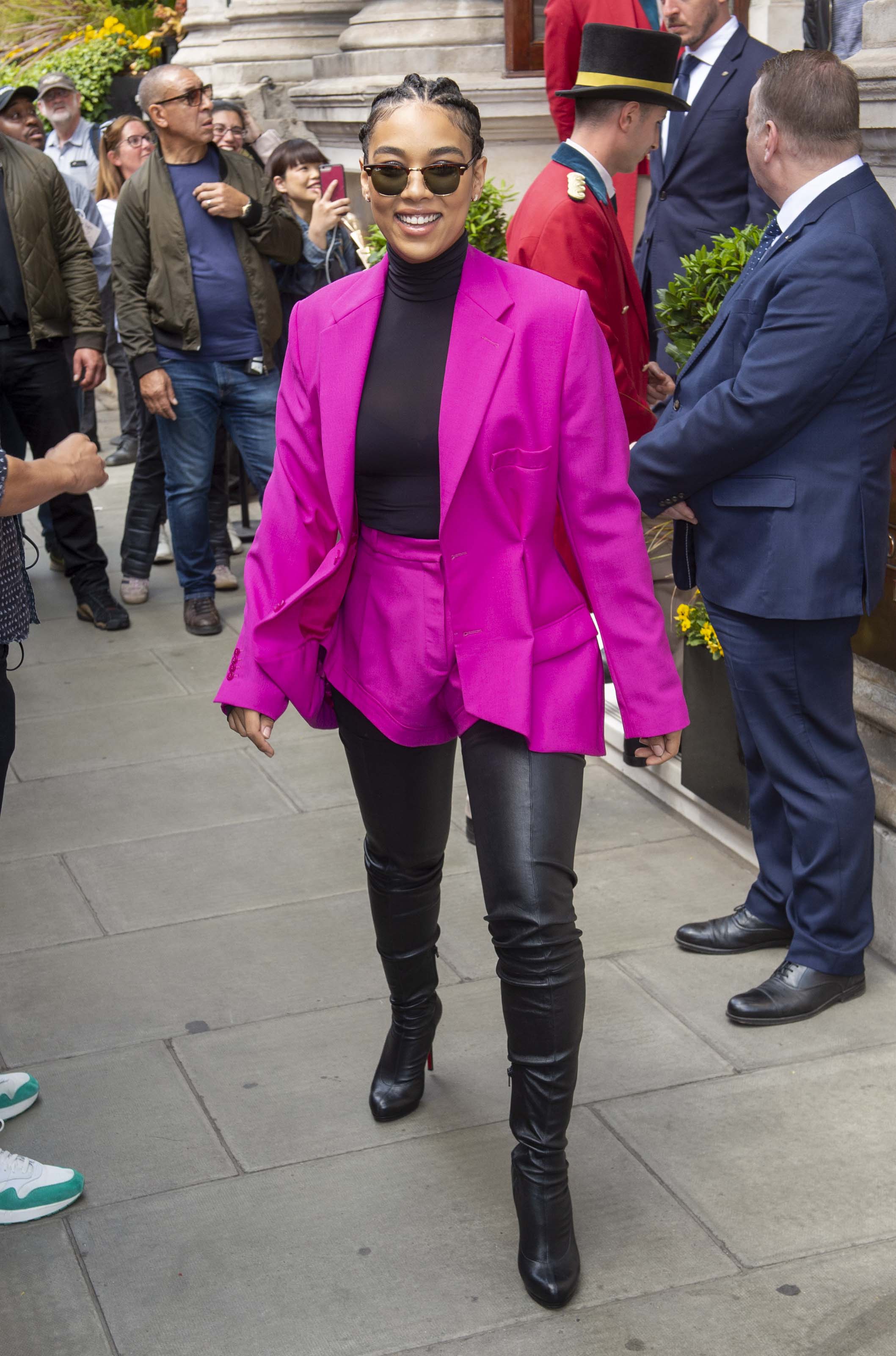 Alexandra Shipp at The Late Late Show