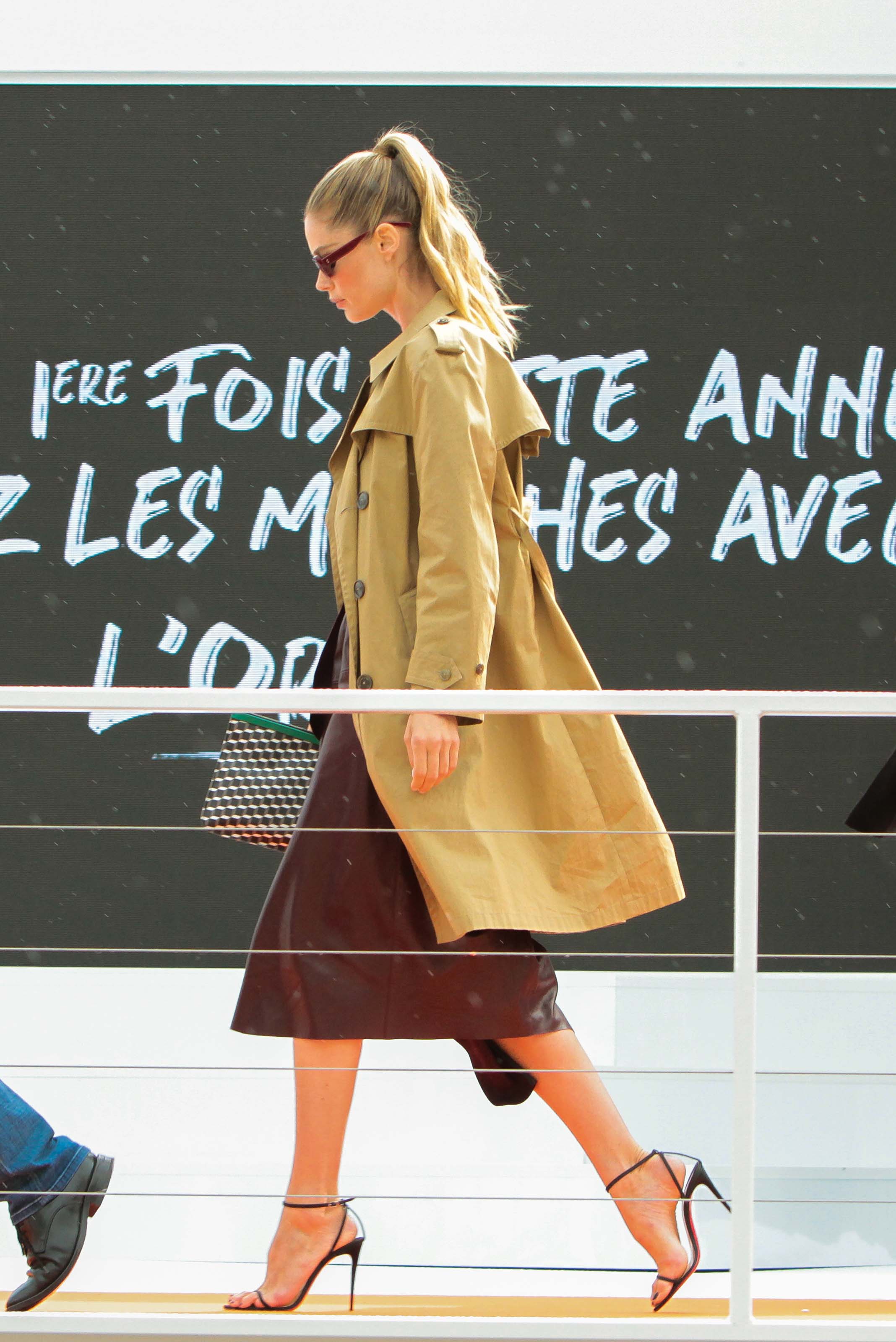 Doutzen Kroes out in Cannes