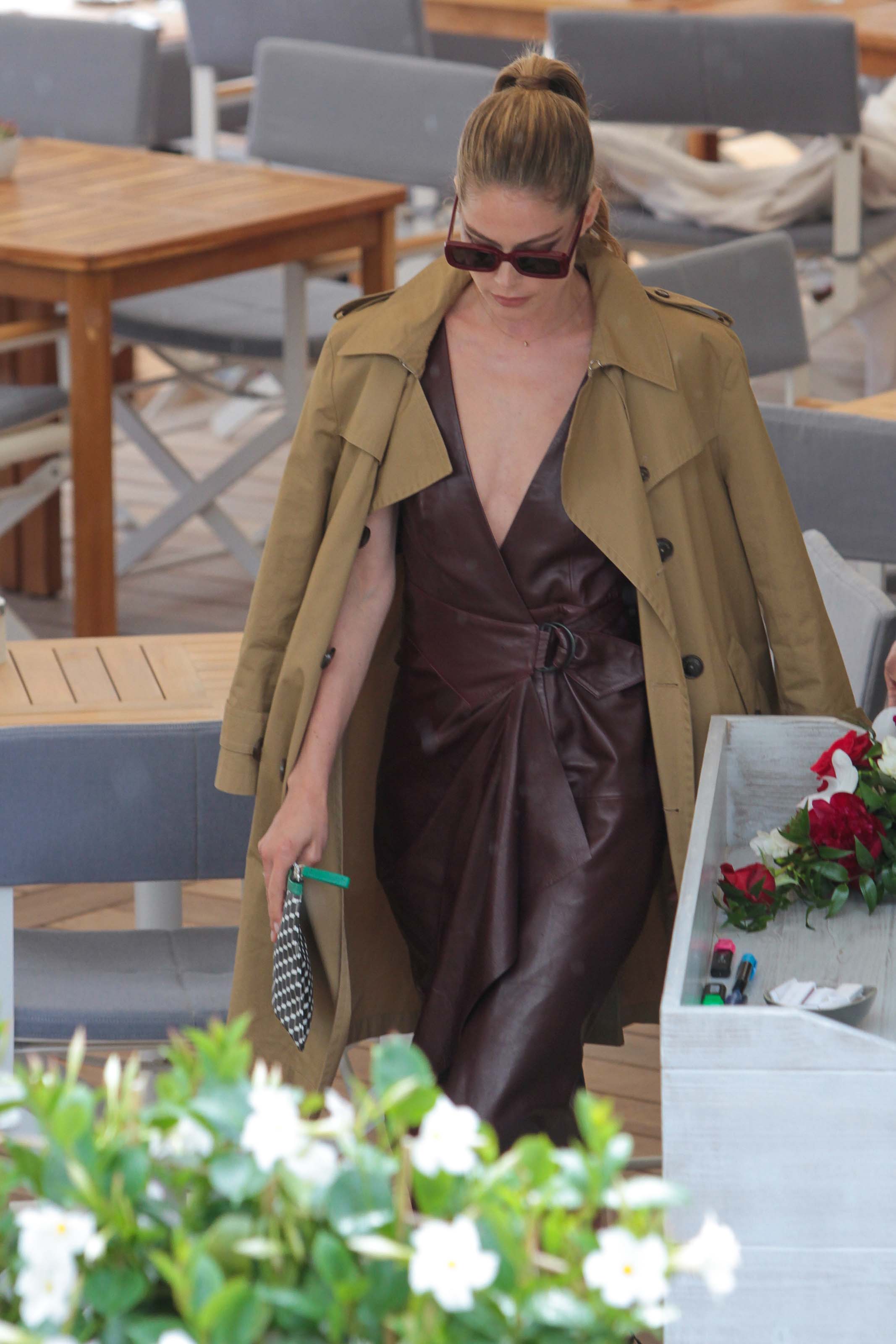 Doutzen Kroes out in Cannes