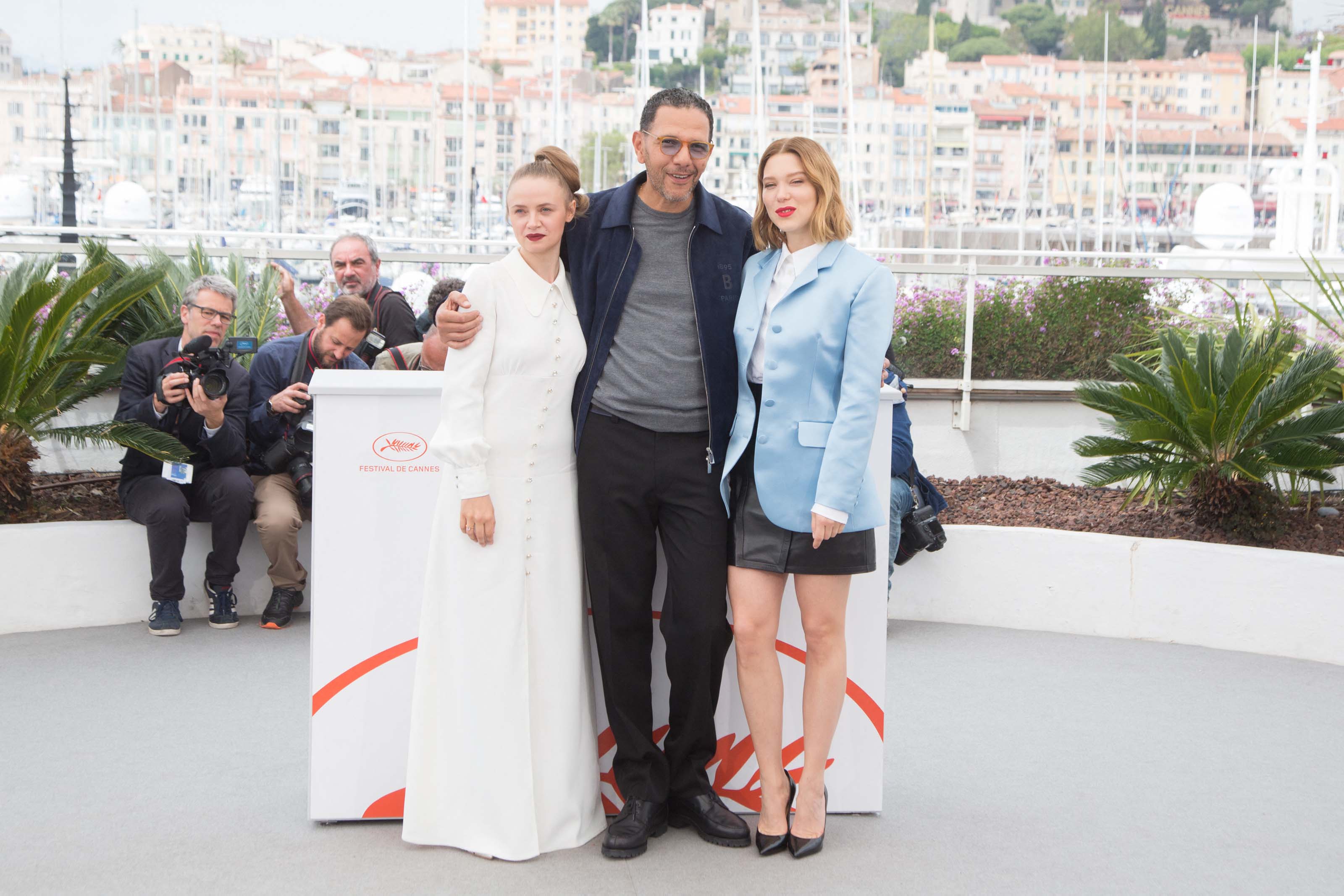 Lea Seydoux attends Roubaix, Une Lumiere (Oh Mercy!) Photocall