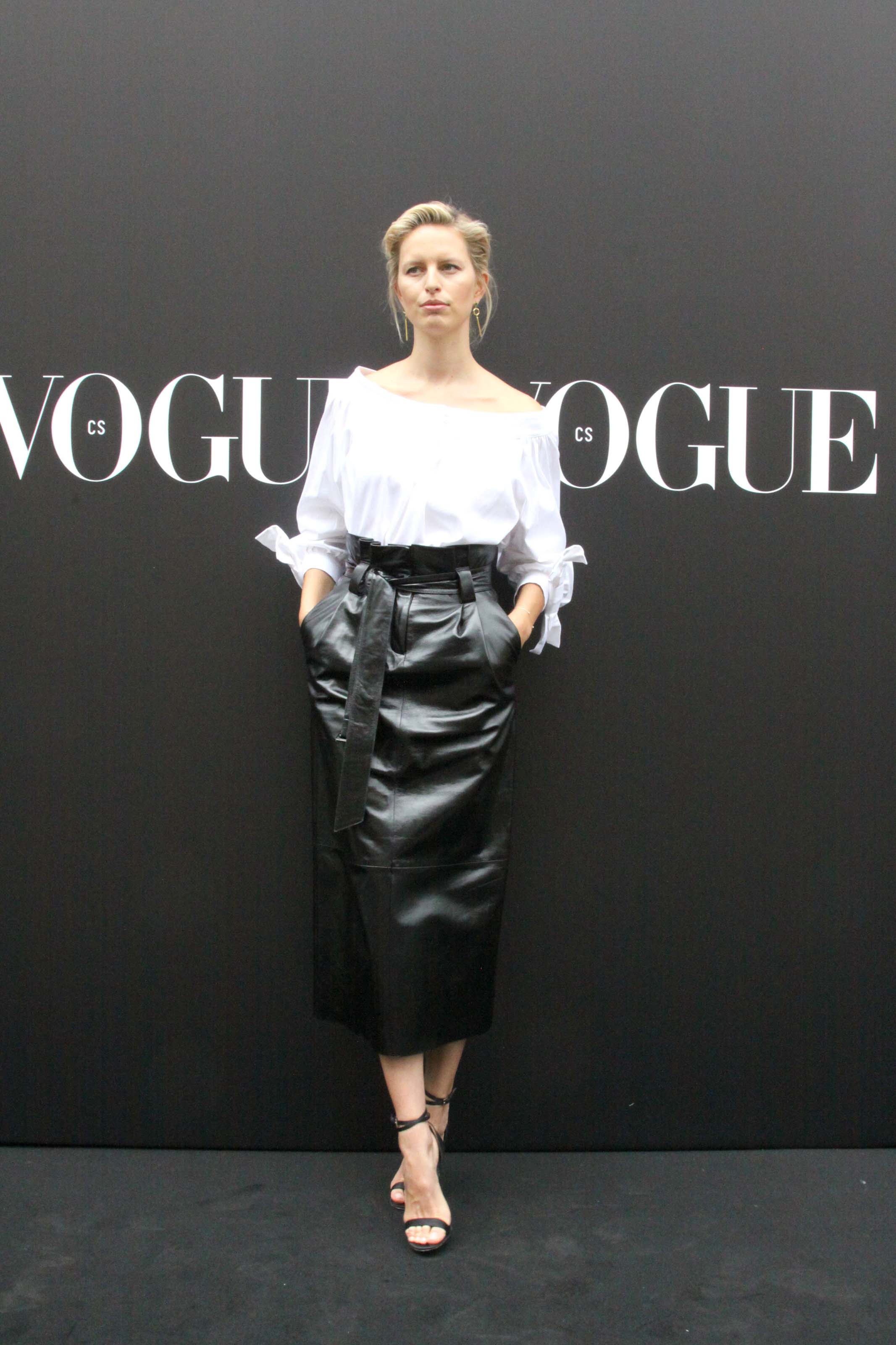 Karolina Kurkova attends VOGUE LIVE