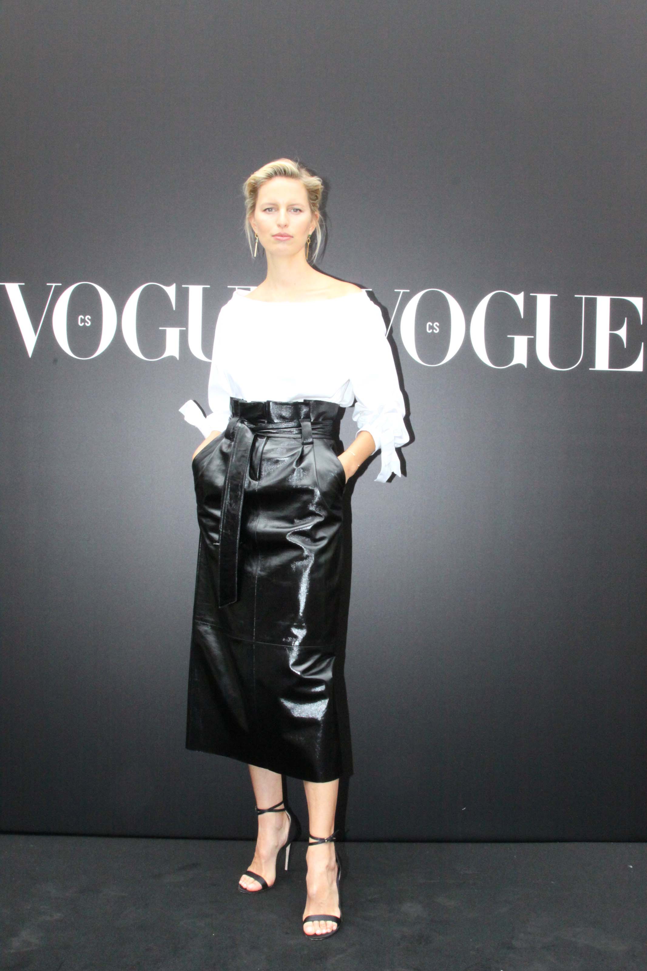 Karolina Kurkova attends VOGUE LIVE