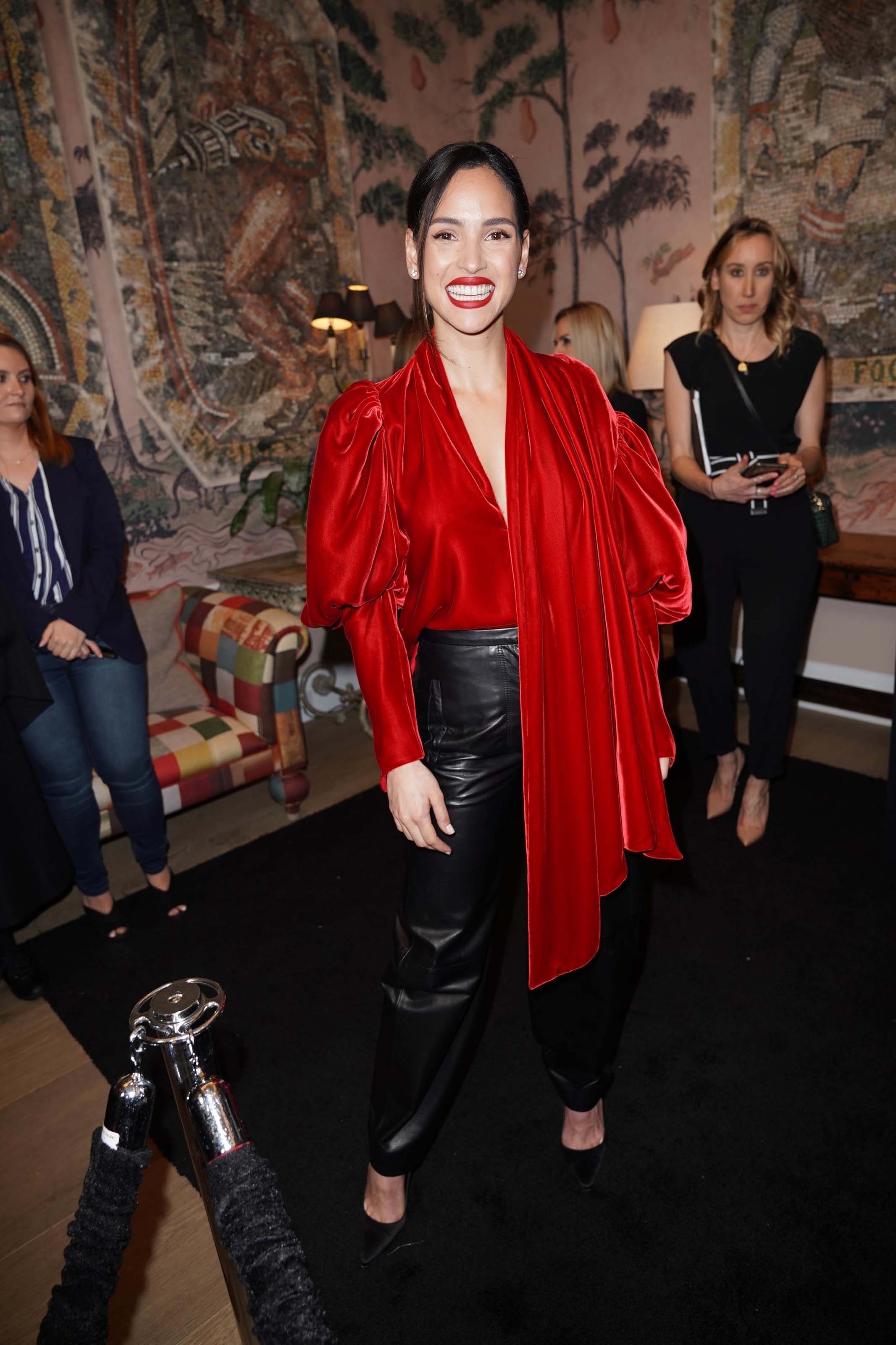 Adria Arjona attends Good Omens Amazon Prime Original screening